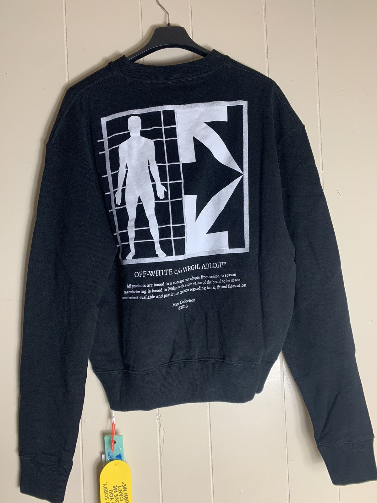 Off-White Off White Half Man Arrow Crewneck Sweatshirt Size US S / EU 44-46 / 1 - 2 Thumbnail