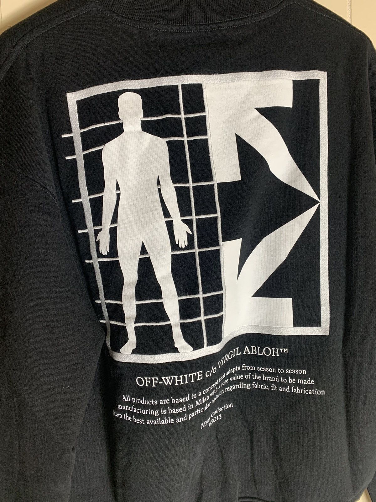 Off-White Off White Half Man Arrow Crewneck Sweatshirt Size US S / EU 44-46 / 1 - 4 Thumbnail
