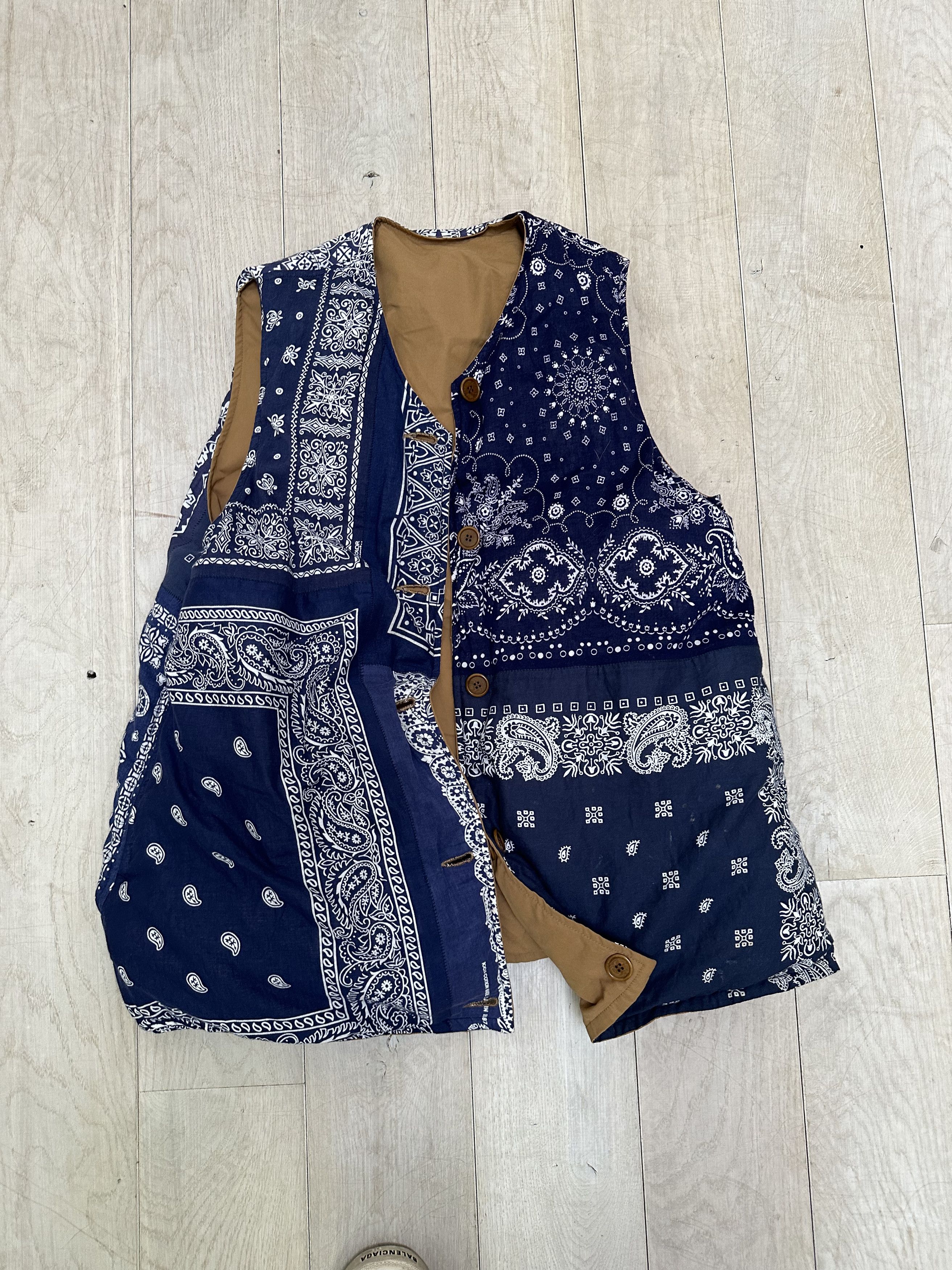 Visvim 2021 VISVIM ICT KORA DOWN VEST BANDANA Size 4 Size US XL / EU 56 / 4 - 4 Thumbnail