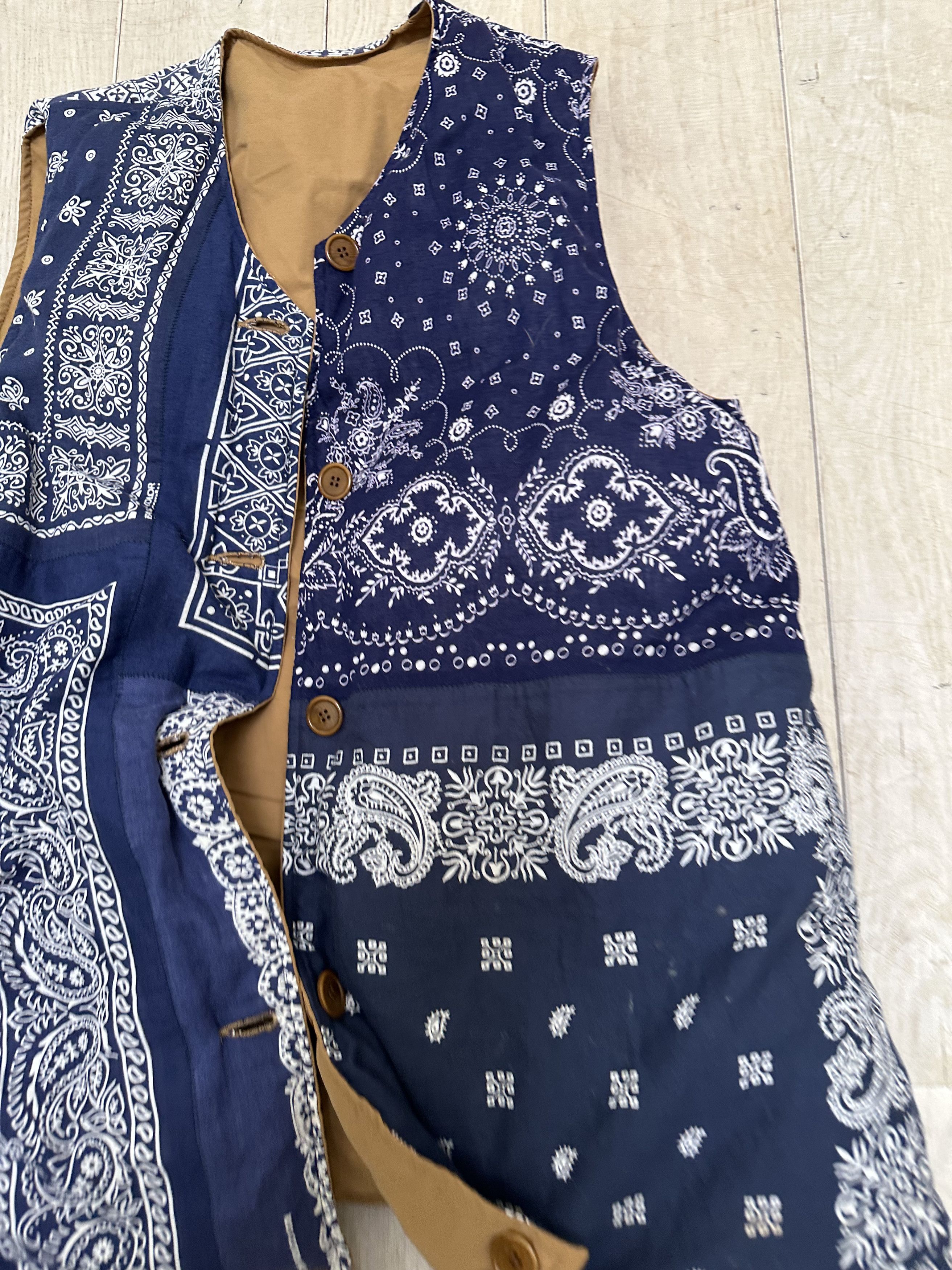 Visvim 2021 VISVIM ICT KORA DOWN VEST BANDANA Size 4 Size US XL / EU 56 / 4 - 5 Thumbnail
