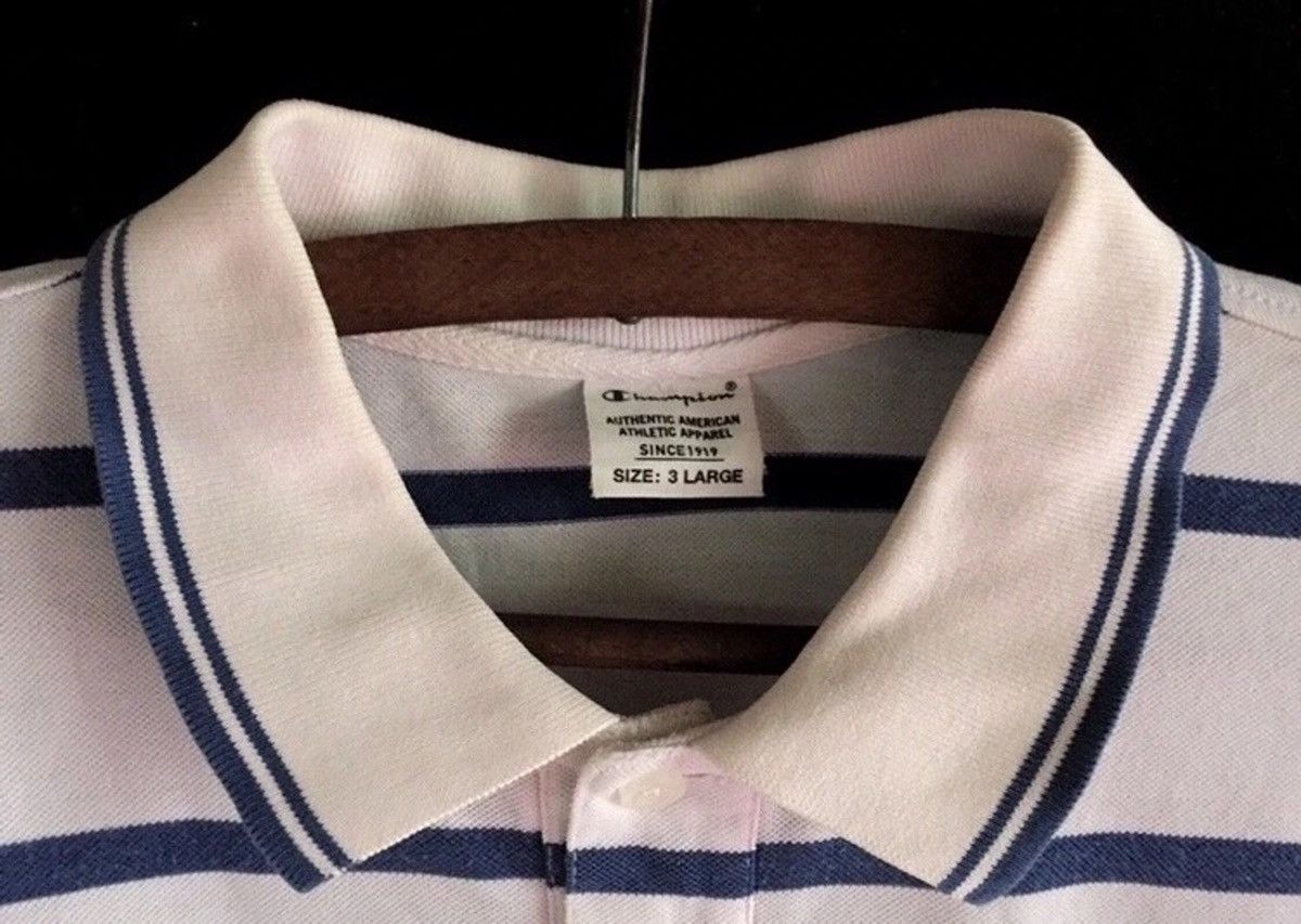 Champion × Vintage Champion Nice Polos Shirts Size US L / EU 52-54 / 3 - 3 Thumbnail