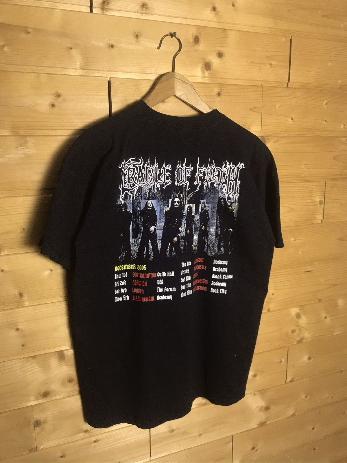 Band Tees Rare Vintage Cradle Of Filth 2005 tour t-shirt Size US L / EU 52-54 / 3 - 2 Thumbnail