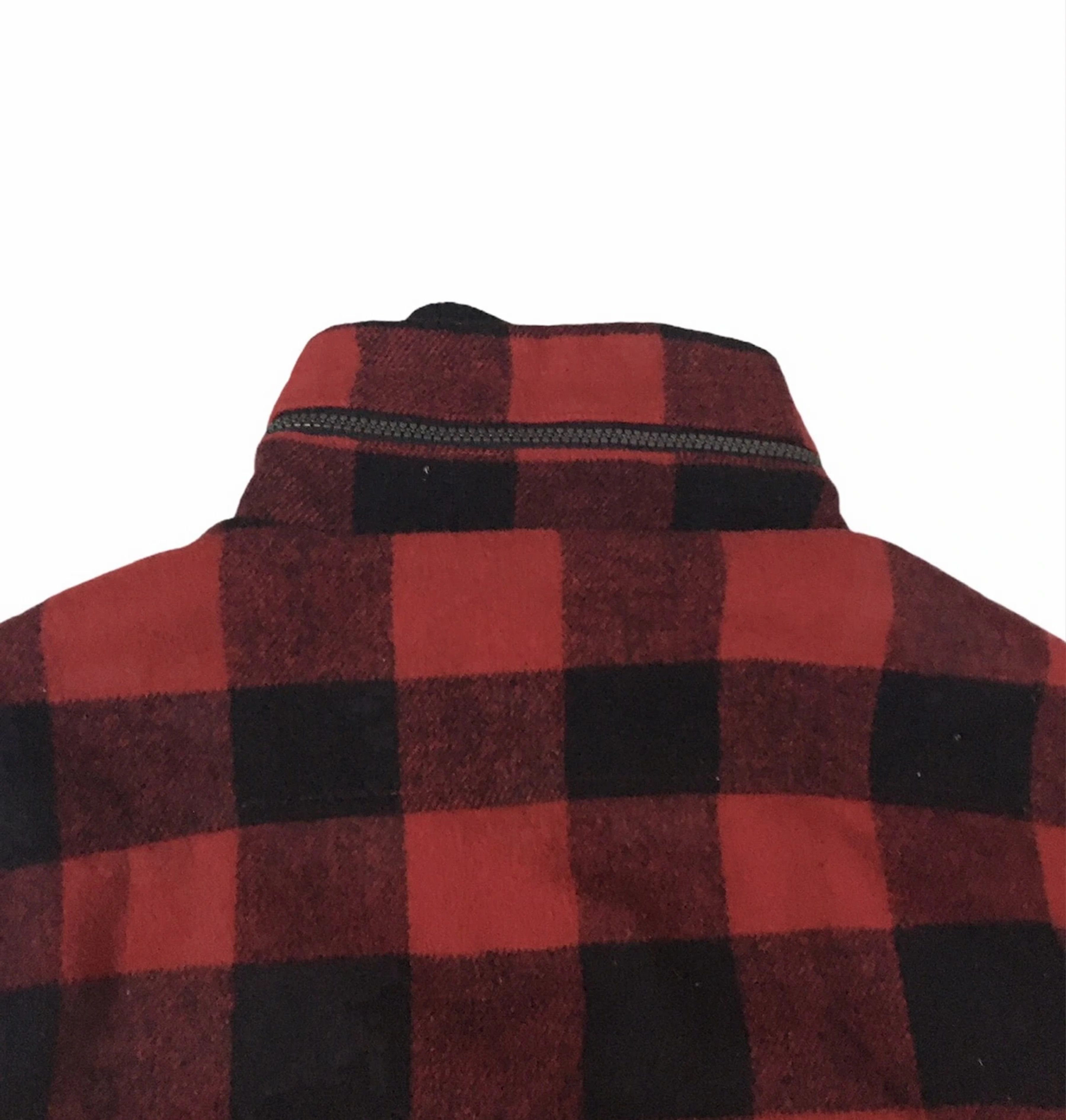 Vintage Penty&Rock 1972 Military Check Jacket With Leather Sleeve Size US S / EU 44-46 / 1 - 8 Thumbnail