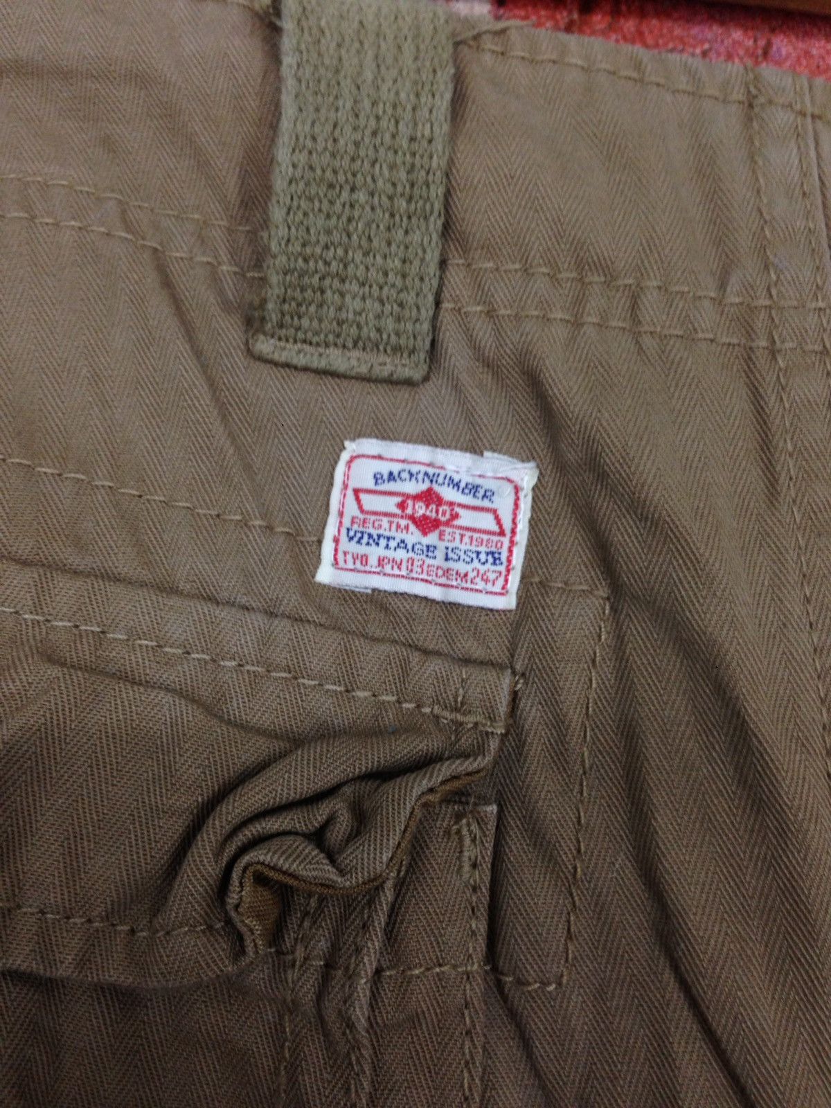 Japanese Brand Back Number Cargo Pants Outdoor Pants Size US 33 - 5 Thumbnail