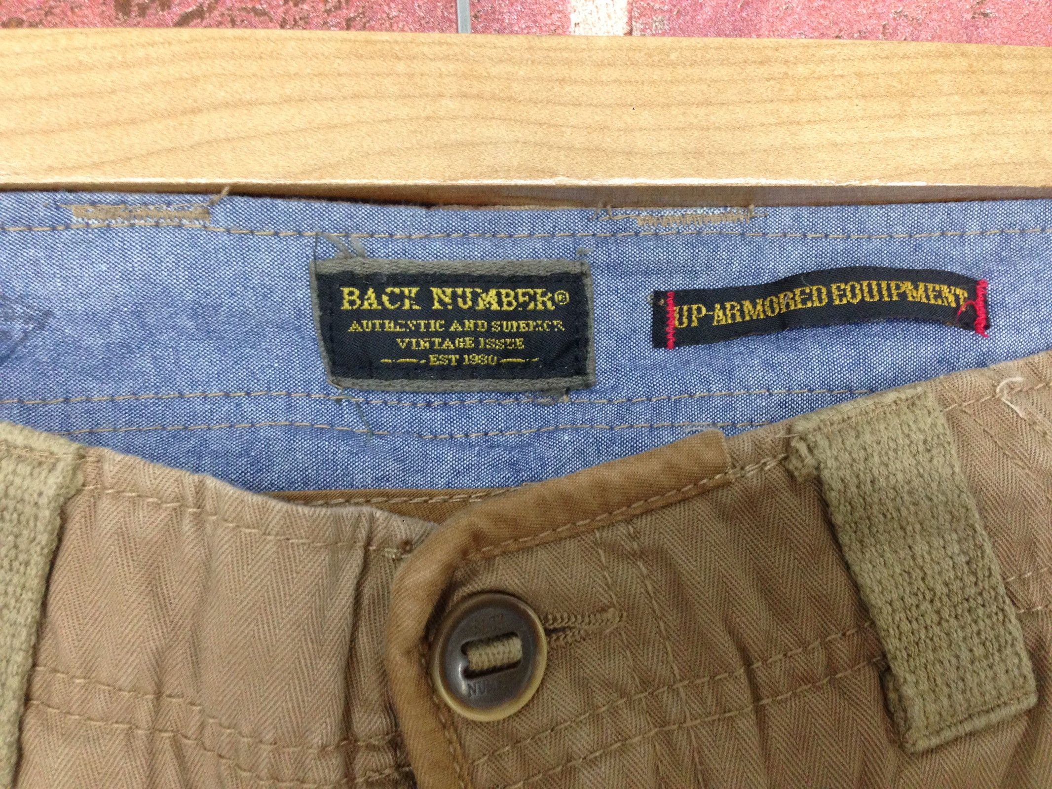 Japanese Brand Back Number Cargo Pants Outdoor Pants Size US 33 - 8 Thumbnail