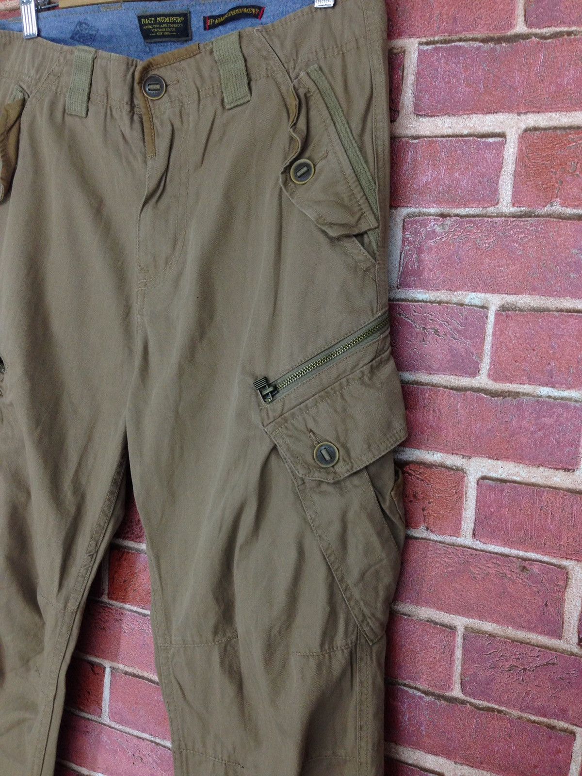 Japanese Brand Back Number Cargo Pants Outdoor Pants Size US 33 - 4 Thumbnail