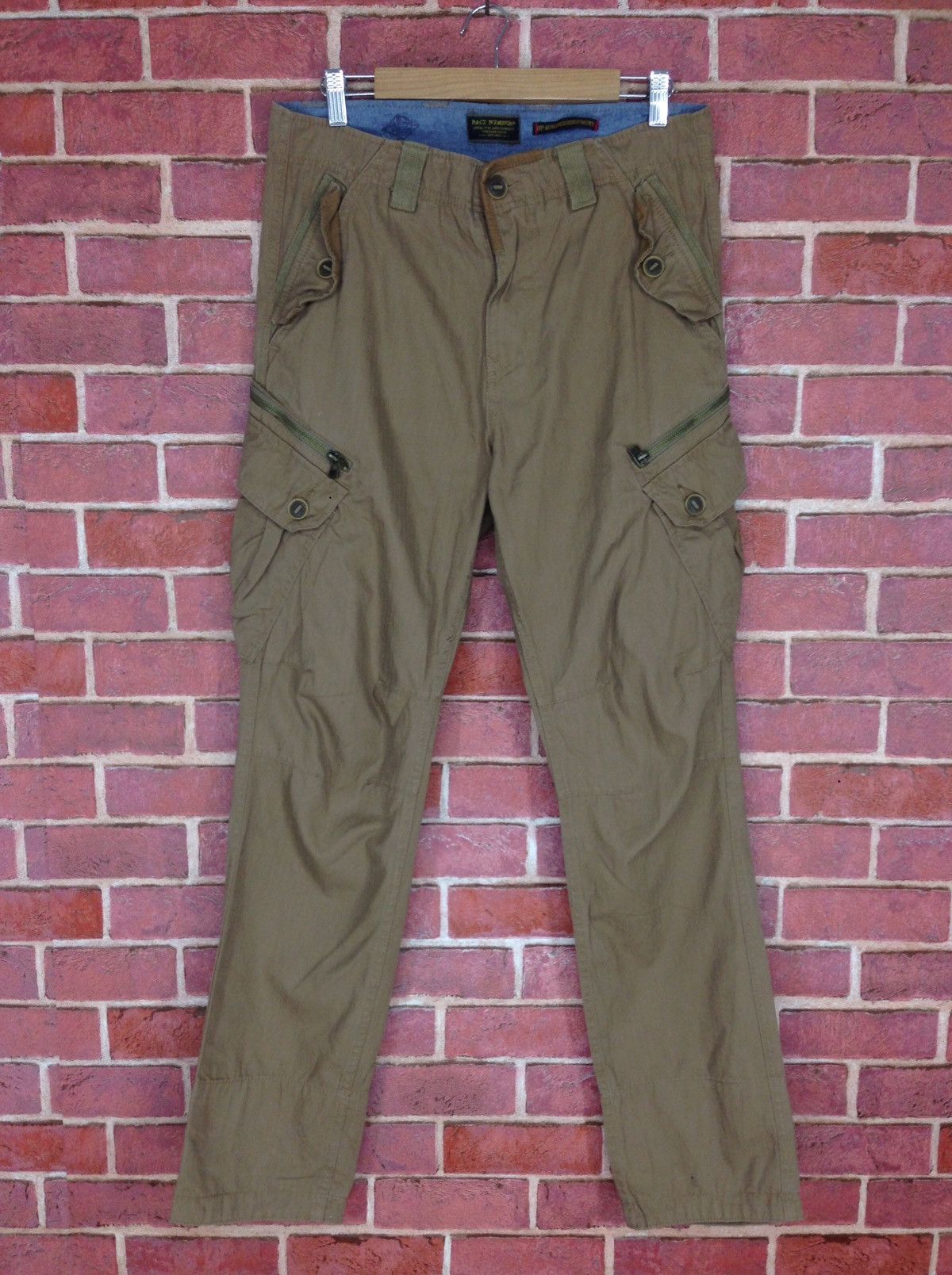 image of Outdoor Style Go Out Back Number Cargo Pants Outdoor Pants in Brown, Men's (Size 33)