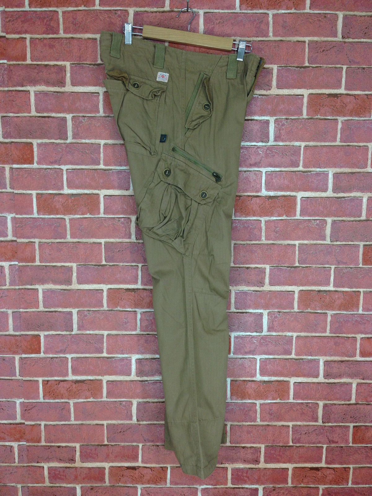 Japanese Brand Back Number Cargo Pants Outdoor Pants Size US 33 - 3 Thumbnail