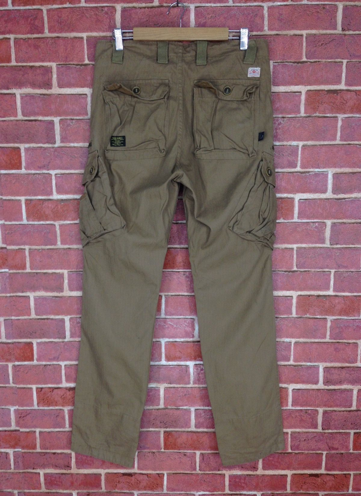 Japanese Brand Back Number Cargo Pants Outdoor Pants Size US 33 - 2 Thumbnail