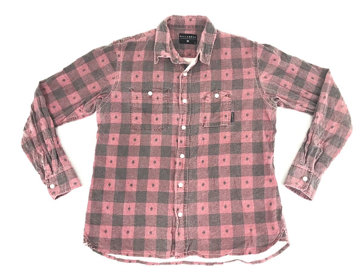Billabong Billabong Plaid Checked Design Classic Fashion Streetwear Size US M / EU 48-50 / 2 - 1 Thumbnail