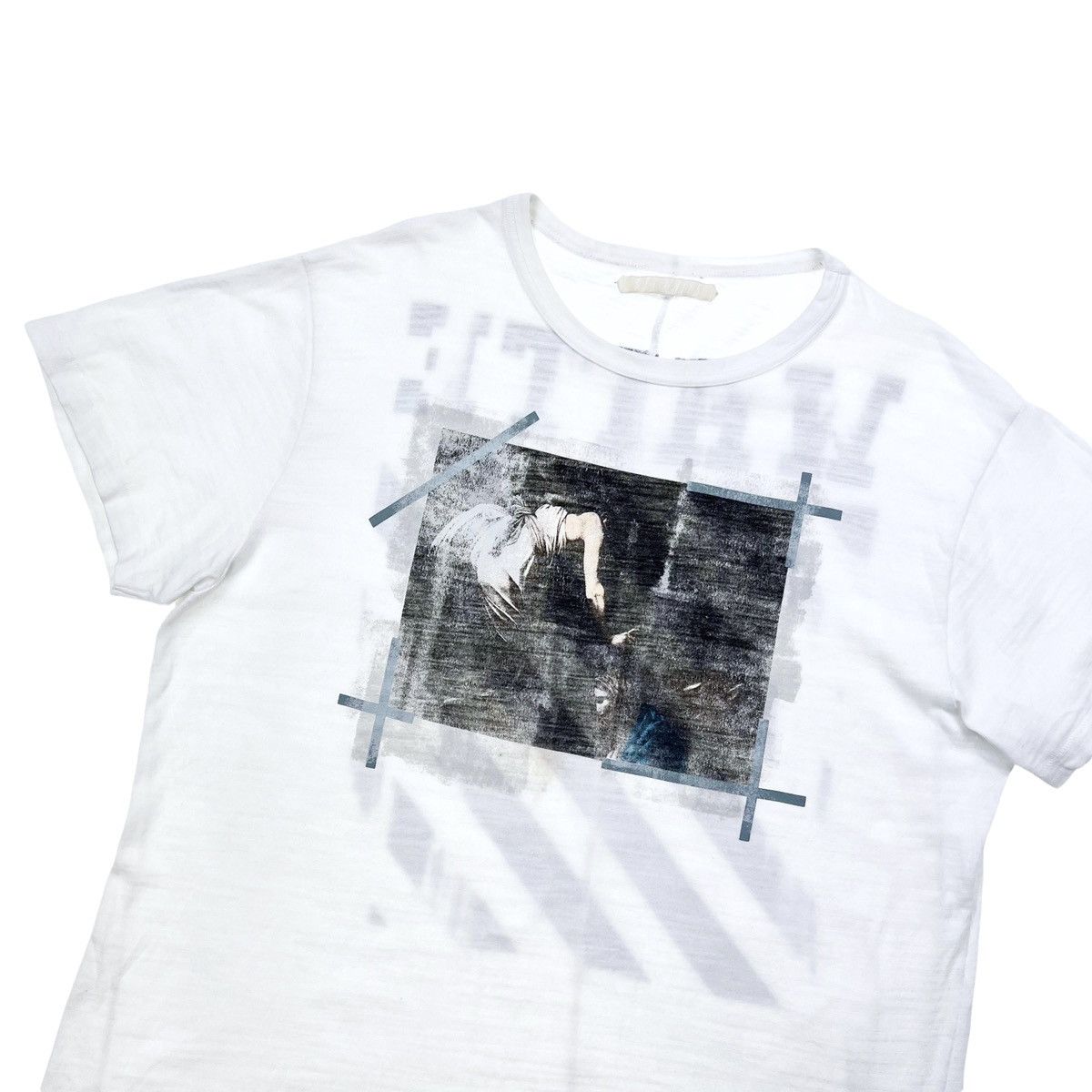 Off-White Off-White Caravaggio White T Shirt Size US L / EU 52-54 / 3 - 1 Thumbnail