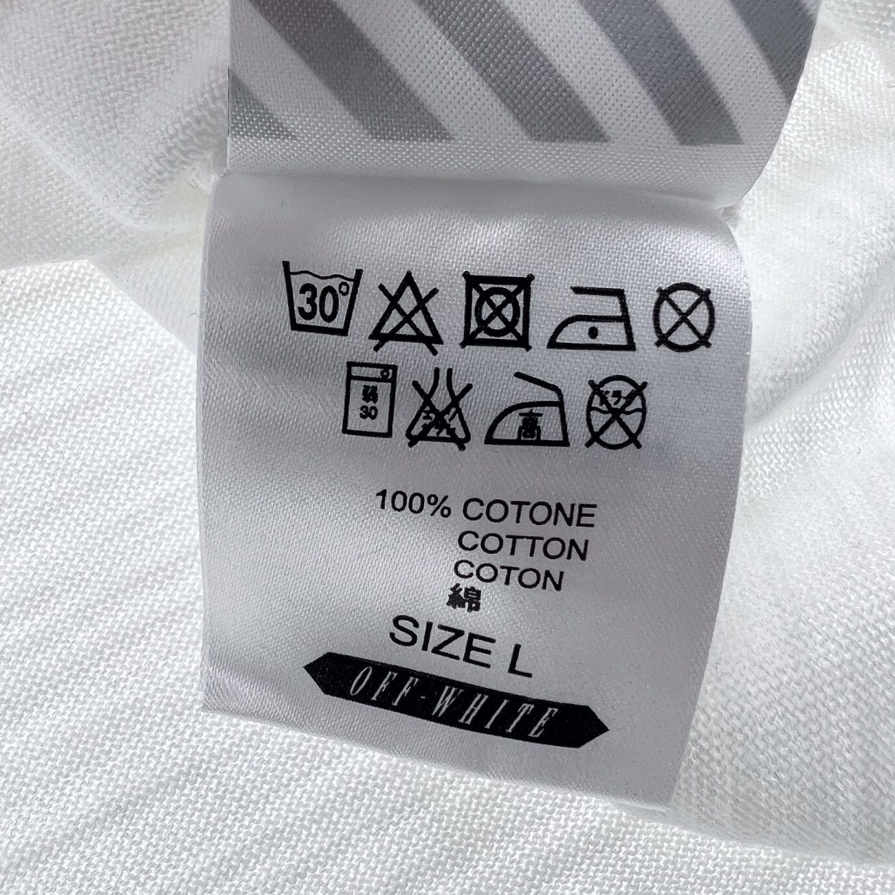 Off-White Off-White Caravaggio White T Shirt Size US L / EU 52-54 / 3 - 5 Thumbnail