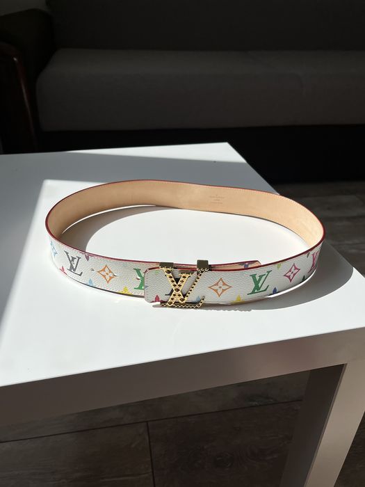 Louis Vuitton, Accessories, Louis Vuitton X Takashi Murakami Multicolor  Belt