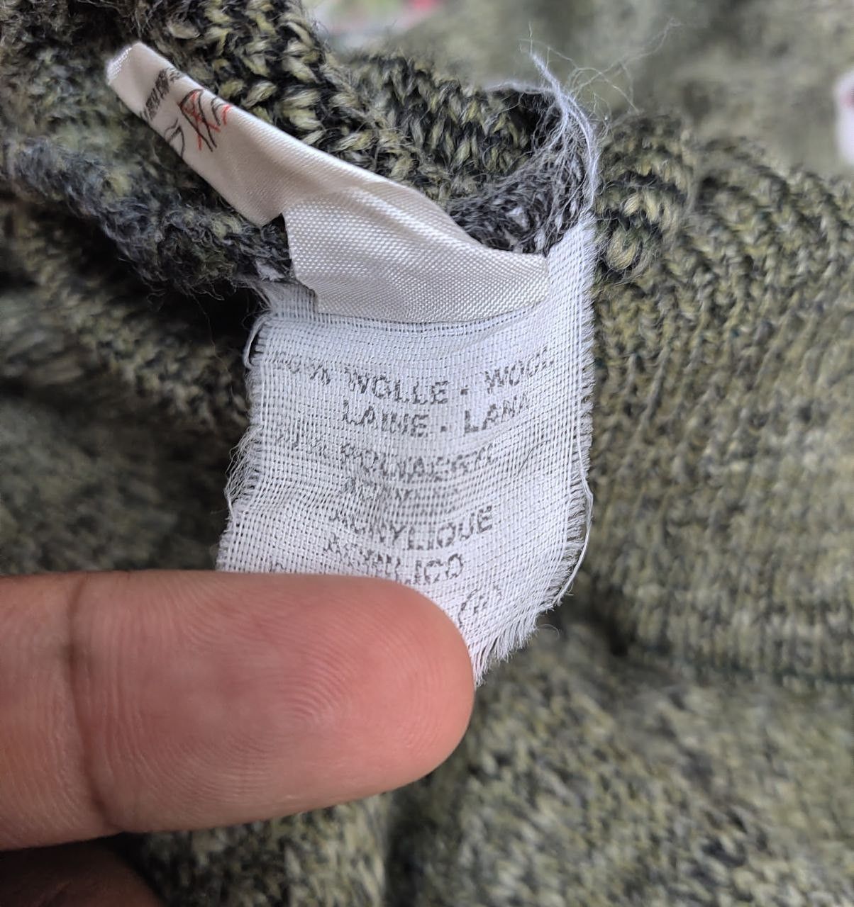 Homespun Knitwear Vintage Atelier Vainqueur Wool Knitted Sweater Size US L / EU 52-54 / 3 - 6 Thumbnail