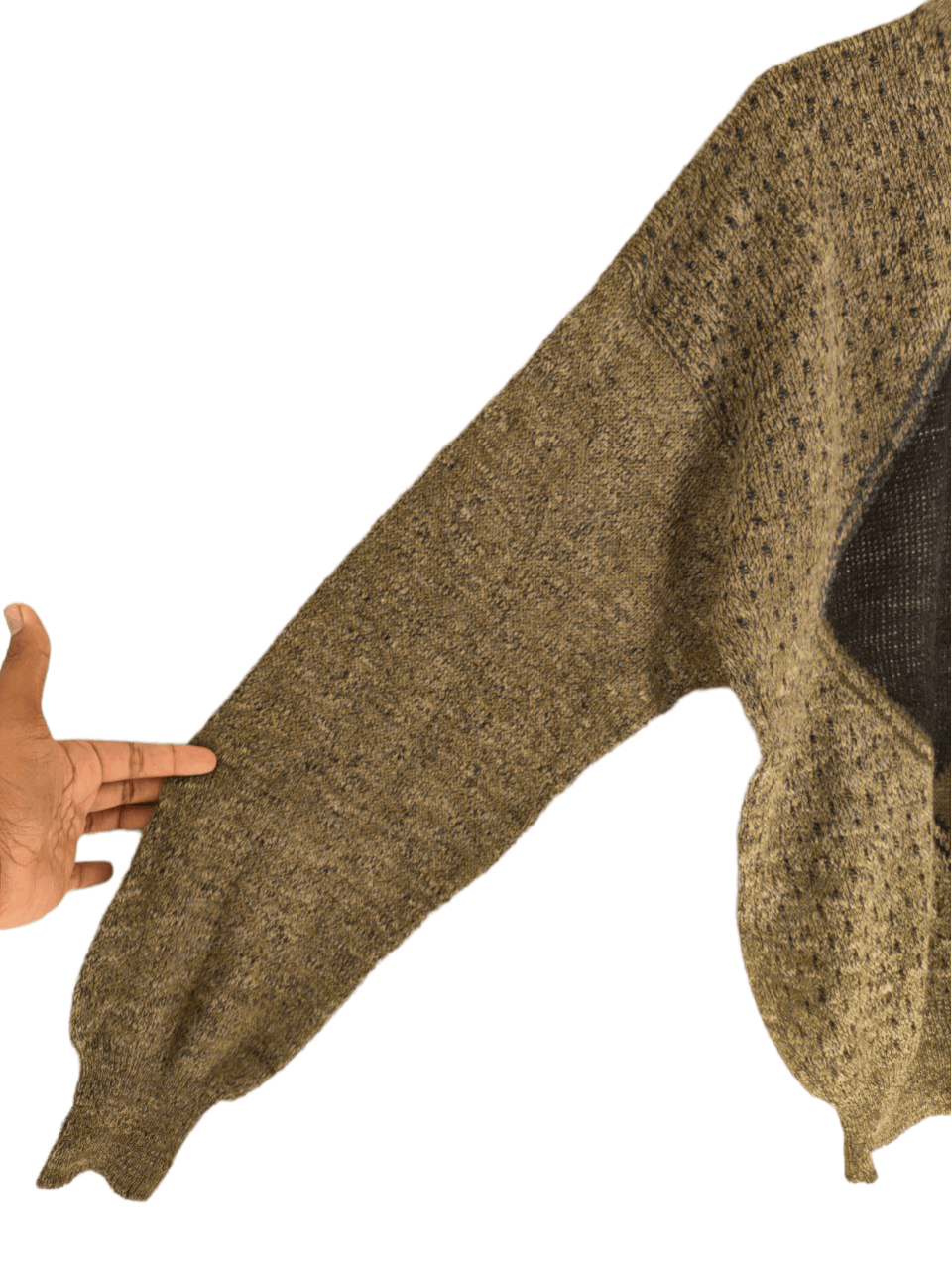 Homespun Knitwear Vintage Atelier Vainqueur Wool Knitted Sweater Size US L / EU 52-54 / 3 - 4 Thumbnail
