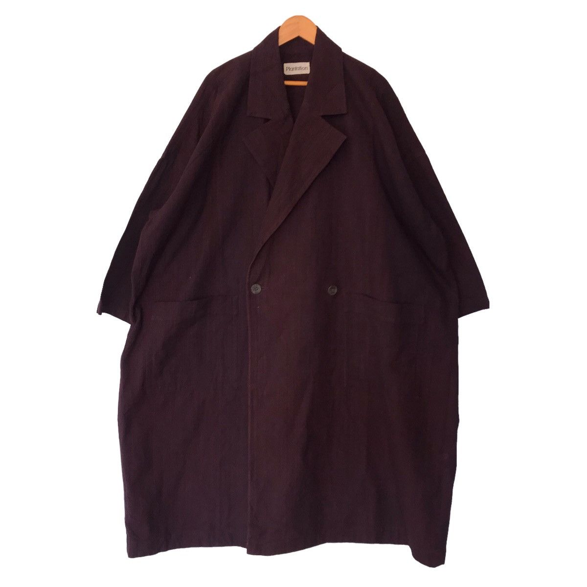 Issey Miyake PLANTATION BY ISSEY MIYAKE OVERSIZED DOUBLE BREAST Size US L / EU 52-54 / 3 - 2 Thumbnail