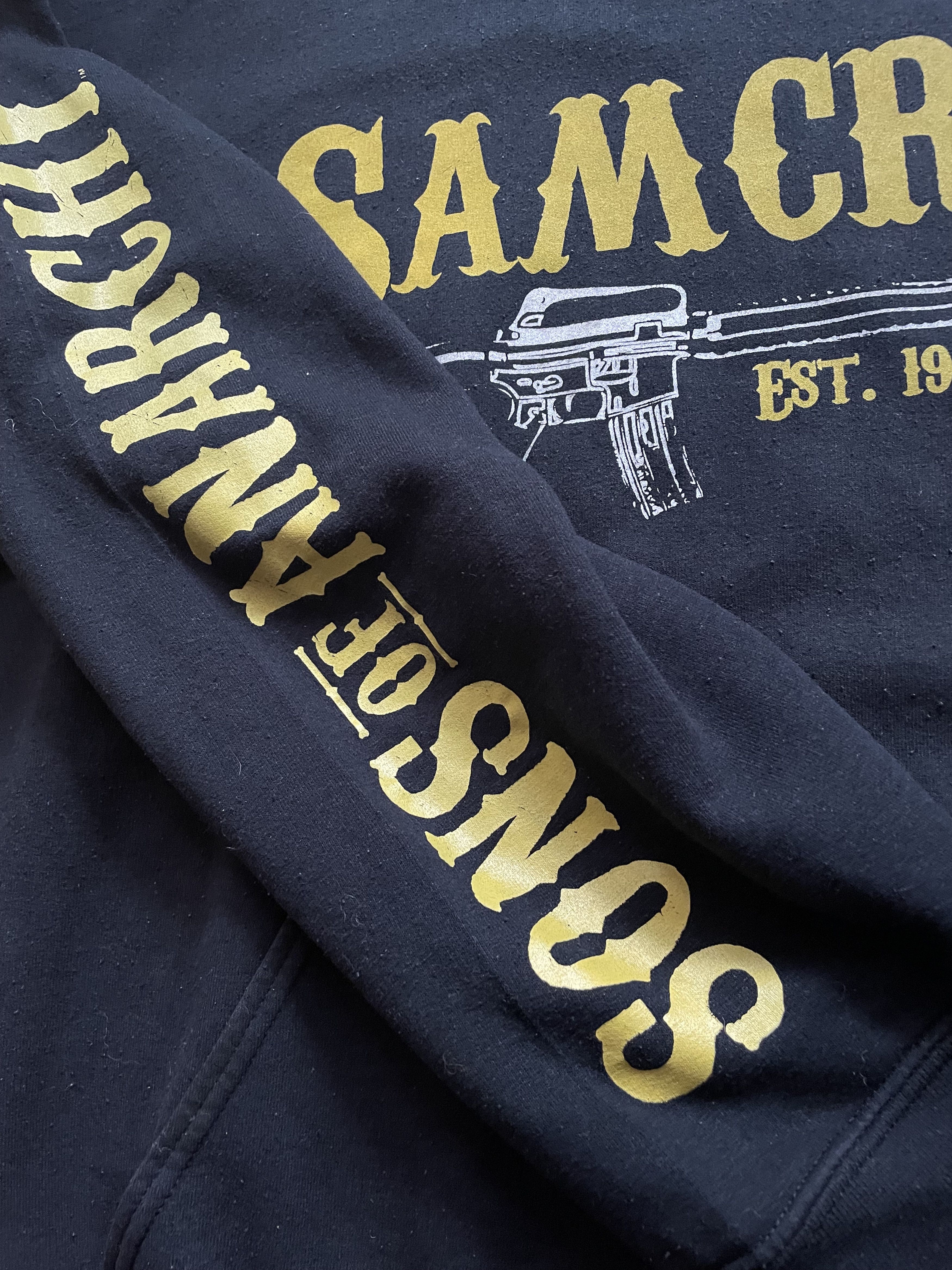 Band Tees × Vintage Vintage Sons Of Anarchy Samcro Hoodie Sweatshirt Rare Size US XXL / EU 58 / 5 - 6 Thumbnail