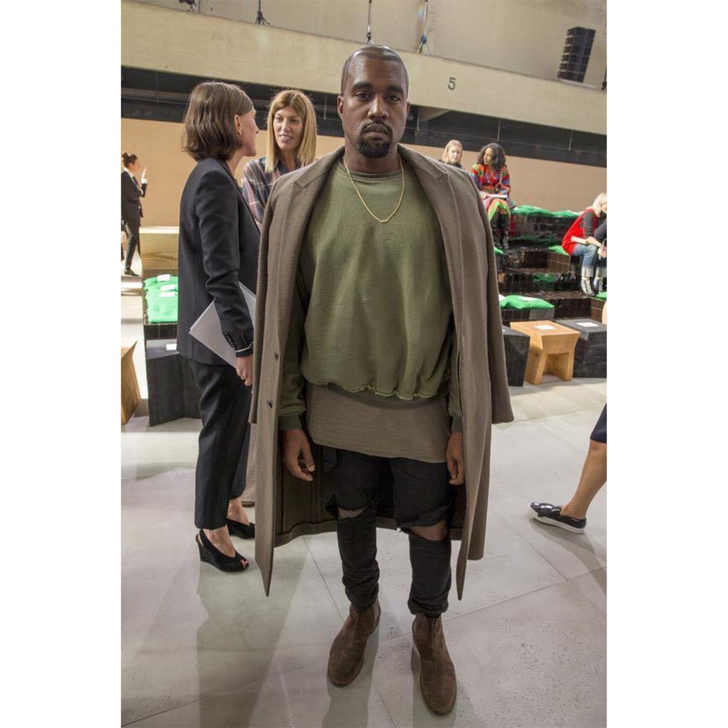 Haider Ackermann HAIDER ACKERMANN AW14 PERTH DOUBLE LAYER CREWNECK Size US M / EU 48-50 / 2 - 9 Thumbnail