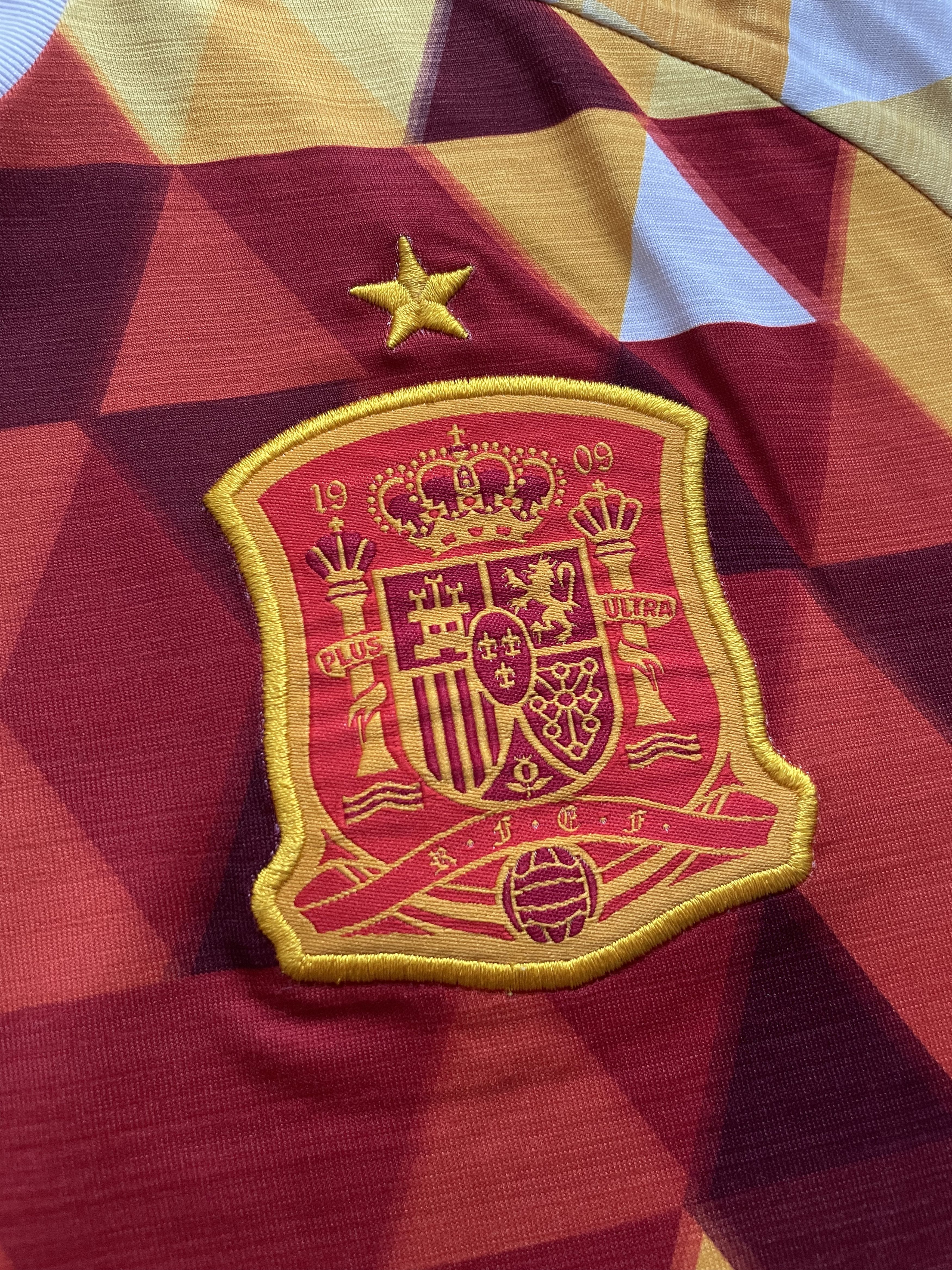 Adidas Spain football shirt 2015 Jersey Tee Rare Y2K Hype Drill Size US L / EU 52-54 / 3 - 4 Thumbnail