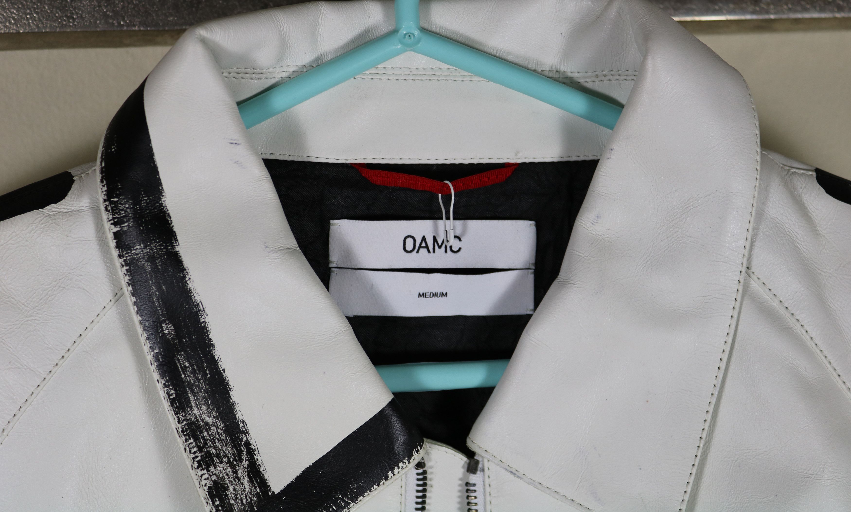 OAMC OAMC White Calf Leather Jacket Size Medium Size US M / EU 48-50 / 2 - 2 Thumbnail