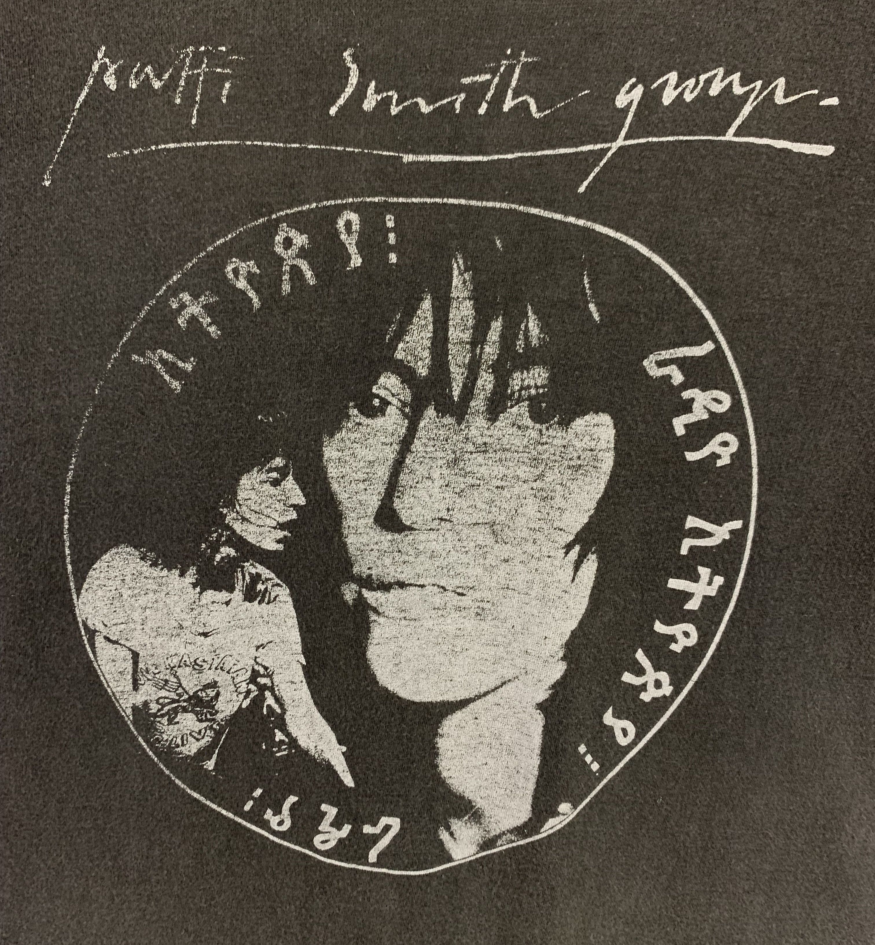 Band Tees × Vintage OG 1970s Patti smith group radio ethiopia promo tshirt Size US M / EU 48-50 / 2 - 3 Thumbnail