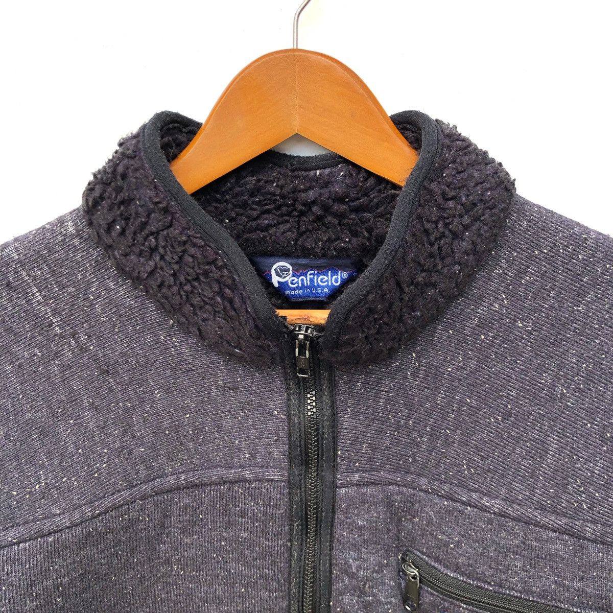 Penfield × Vintage Borg Fabric Faux Sheepskin Penfield Sweater Jacket Size US L / EU 52-54 / 3 - 2 Thumbnail