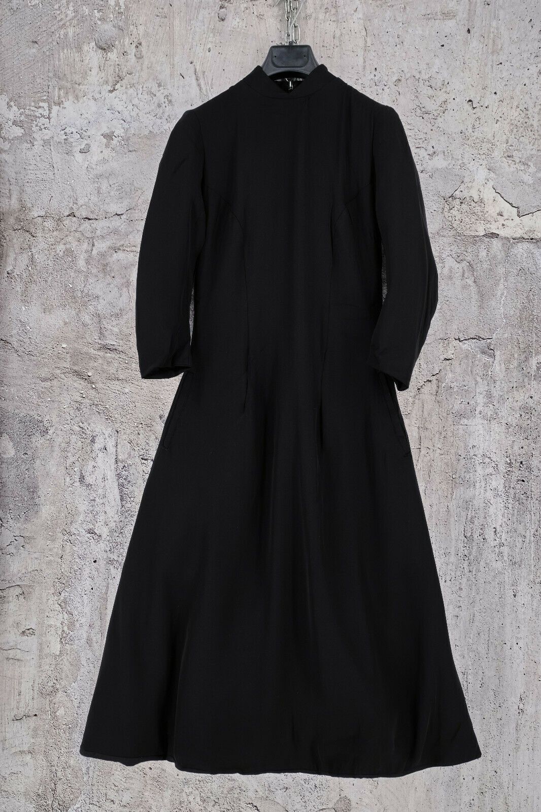 image of Paul Harnden Shoemakers NWT Paul Harnden Silk Black Day Dress Xs,3950$, Women's