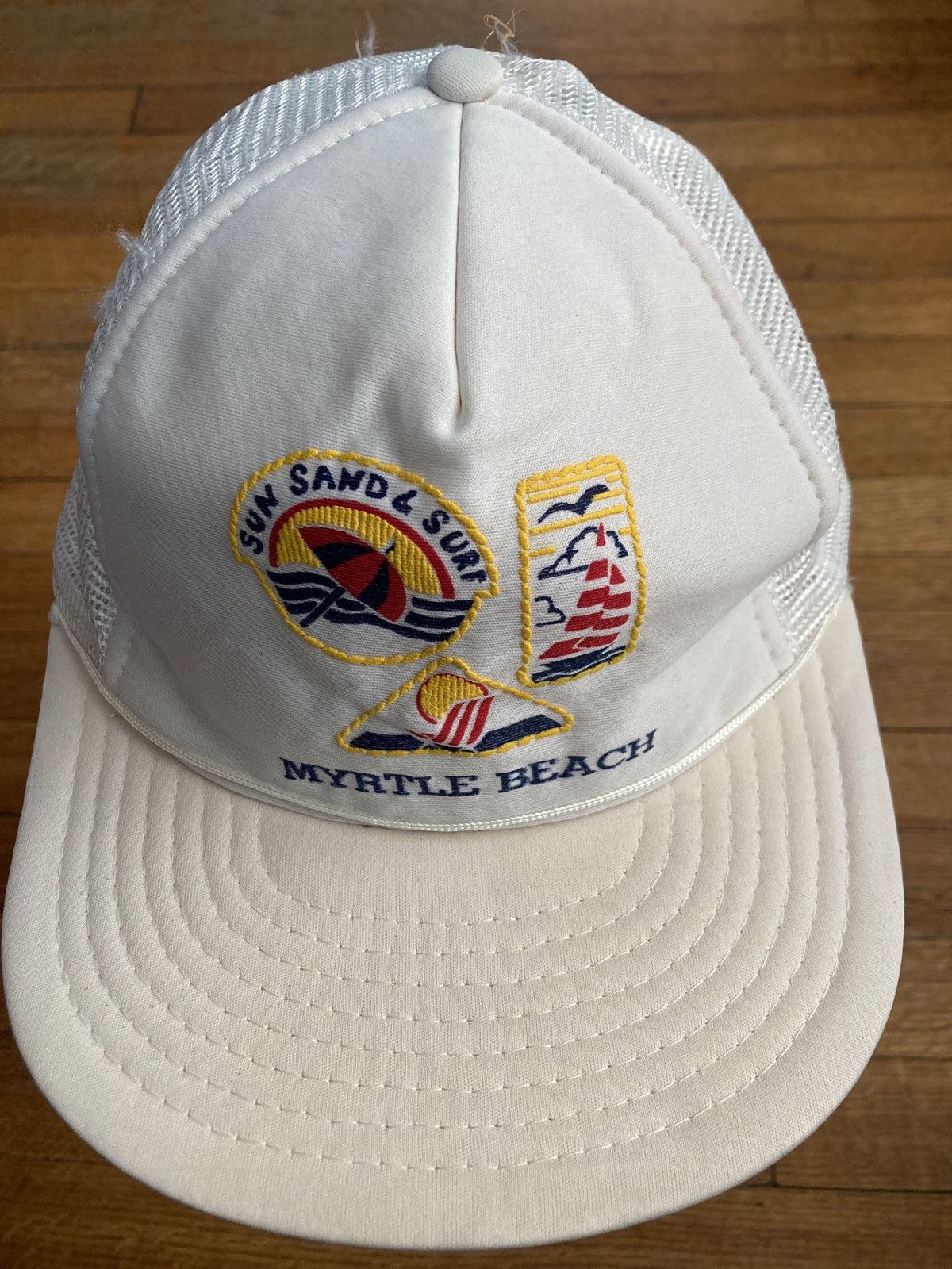 Vintage Myrtle Beach Trucker Vintage Snapback Hat Cap South Carolina Size ONE SIZE - 1 Thumbnail