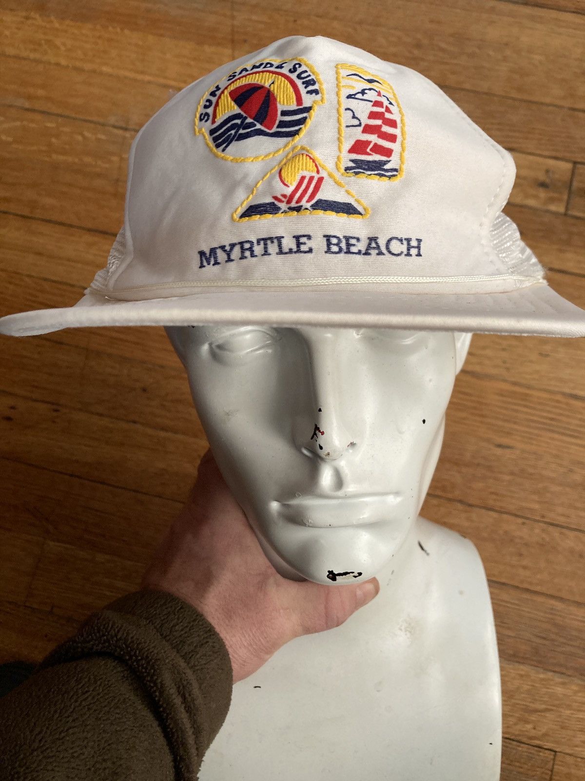 Vintage Myrtle Beach Trucker Vintage Snapback Hat Cap South Carolina Size ONE SIZE - 4 Thumbnail
