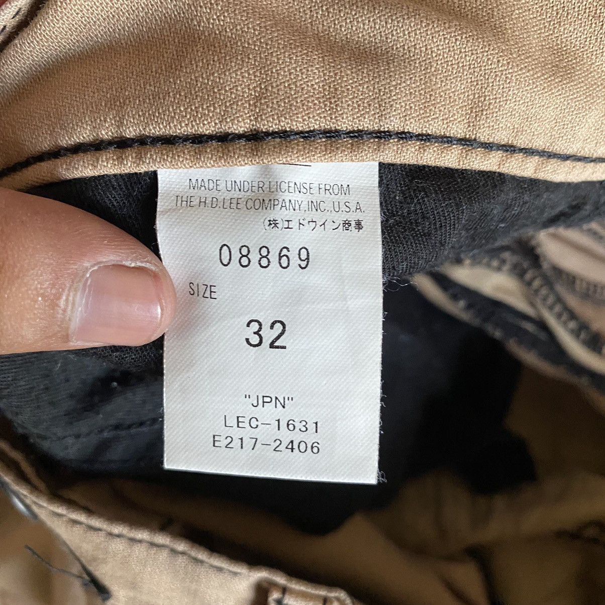 Lee Vintage Lee Buckle Back Tactical Cargo Pants Size US 35 - 13 Thumbnail