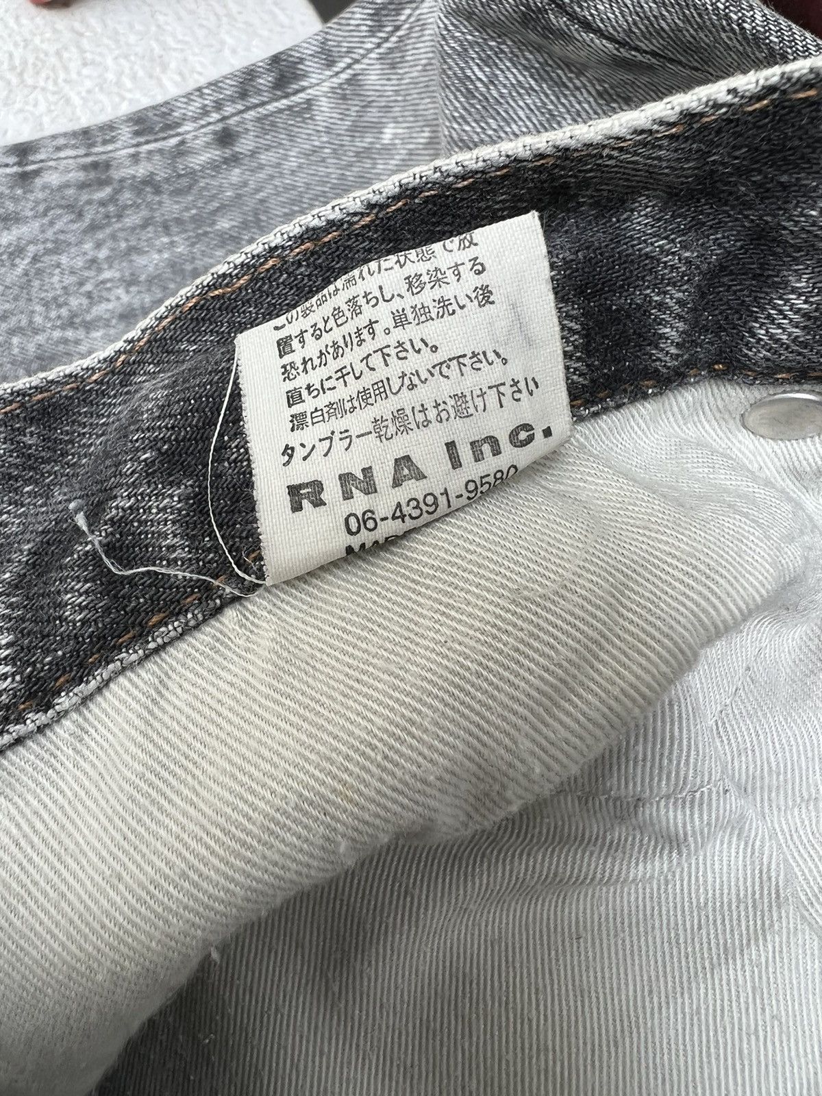 Vintage Vintage RNA Japan Hard Core We're From SLANG Distress Denim Size US 29 - 23 Thumbnail