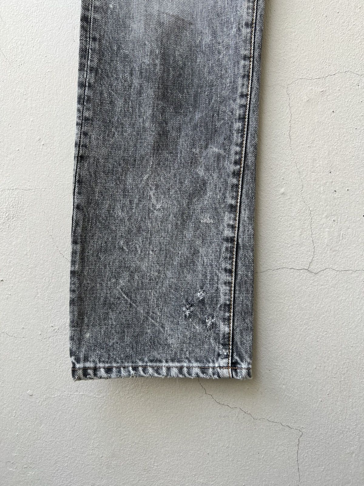 Vintage Vintage RNA Japan Hard Core We're From SLANG Distress Denim Size US 29 - 11 Thumbnail