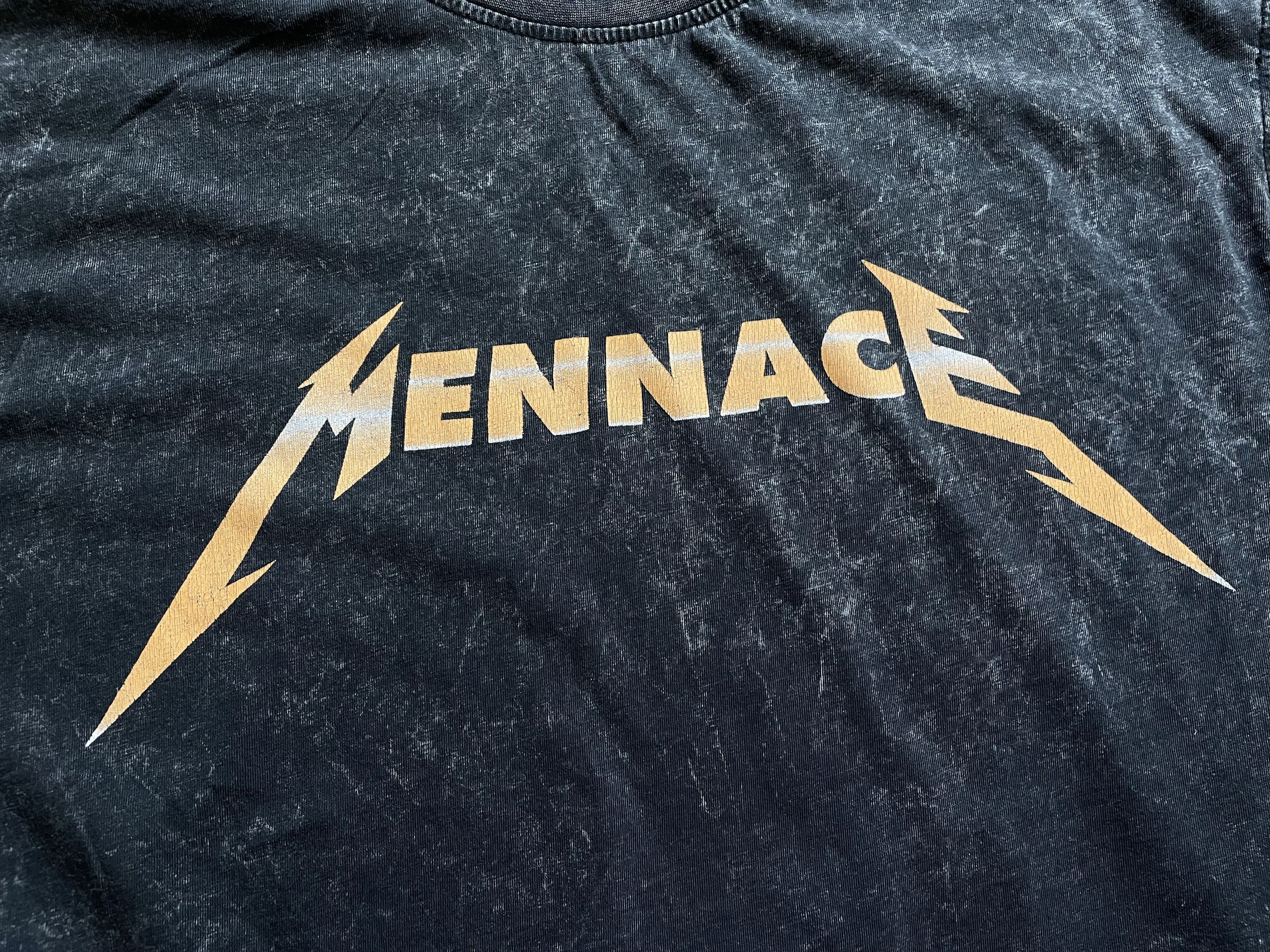 Band Tees Mennace Metallica Vintage Retro Shirt Tee Band Y2K Drill Size US L / EU 52-54 / 3 - 3 Thumbnail