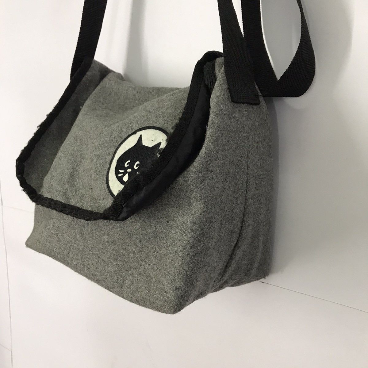 Designer × Issey Miyake × Ne-Net Ne-net by Issey Miyake wool slim bag Size ONE SIZE - 2 Thumbnail