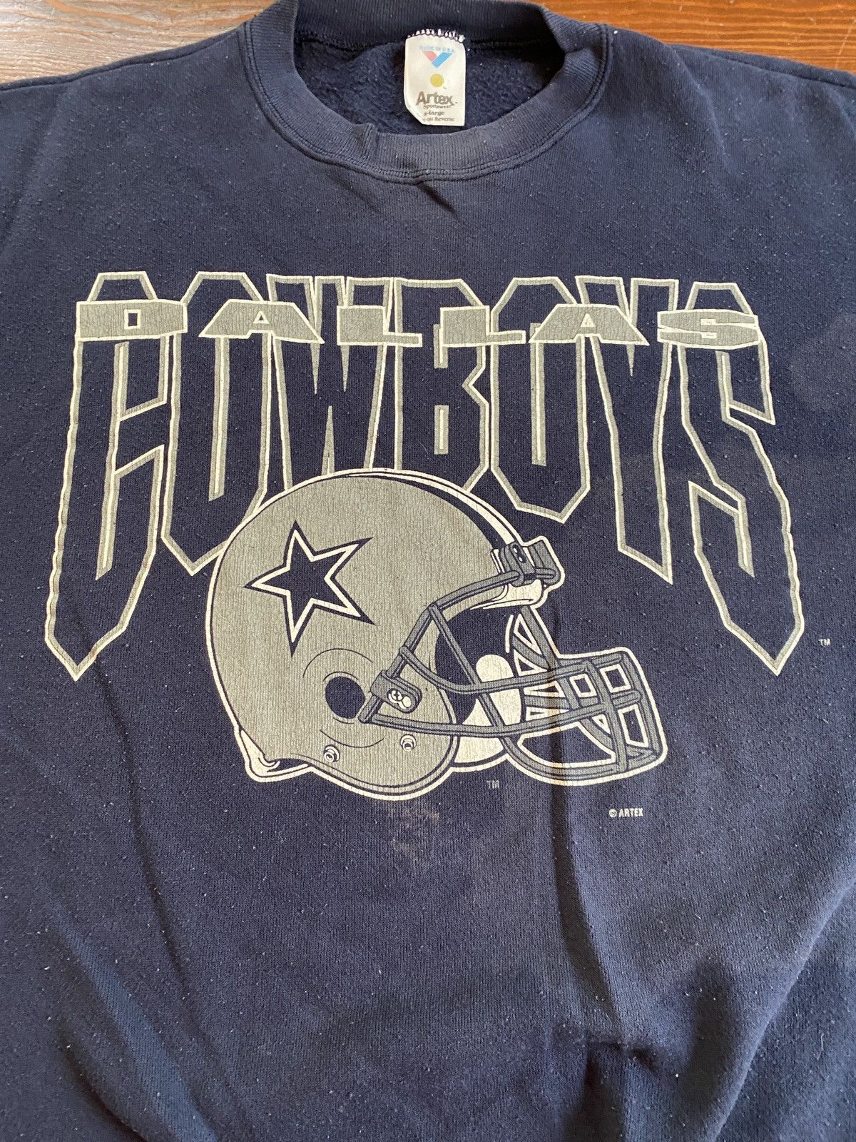 NFL Vintage 90’s Dallas Cowboys Artex Crewneck Sweatshirt Size US XL / EU 56 / 4 - 2 Thumbnail