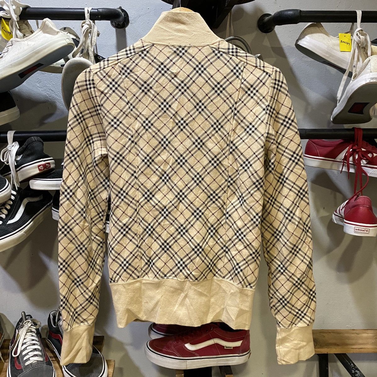 Burberry × Burberry Prorsum Burberry London Blue Label Nova Checked Sweater Size US S / EU 44-46 / 1 - 2 Thumbnail