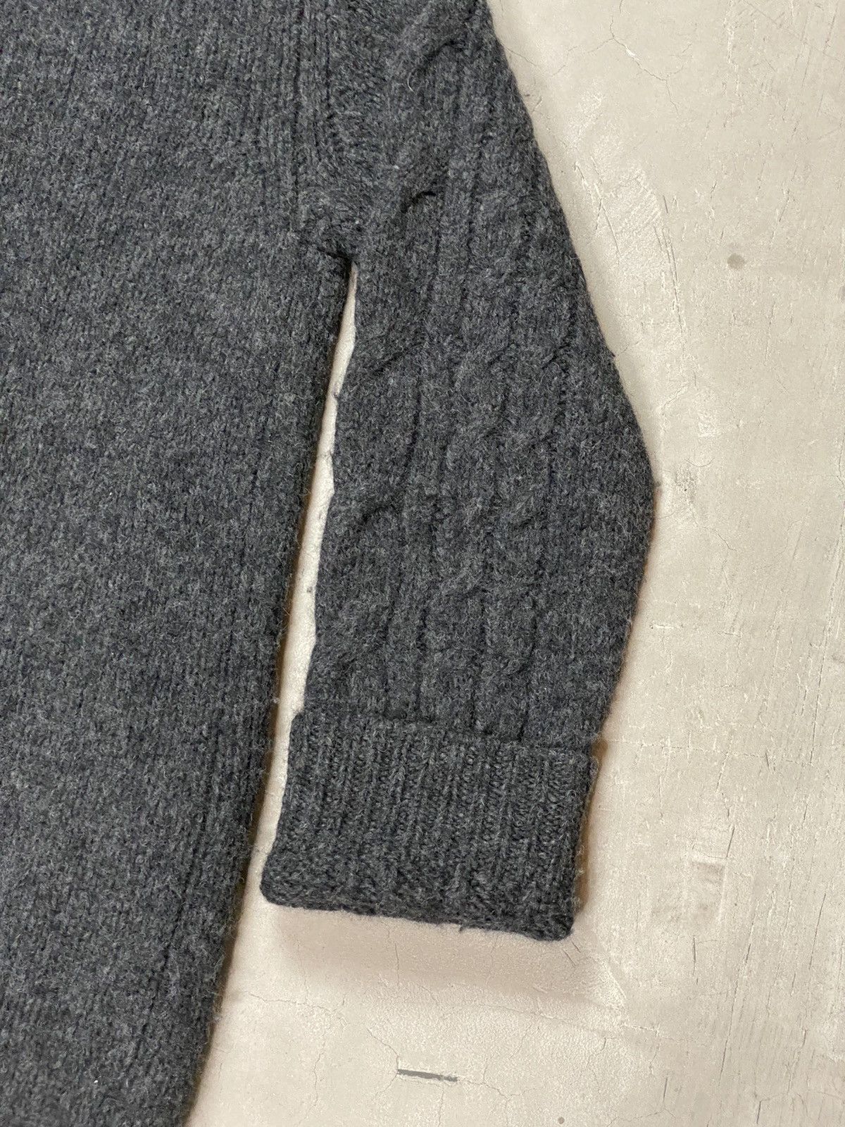 Yohji Yamamoto 90’s Yohji Yamamoto Pour Homme Wool Knit Button Jacket Size US XL / EU 56 / 4 - 8 Thumbnail