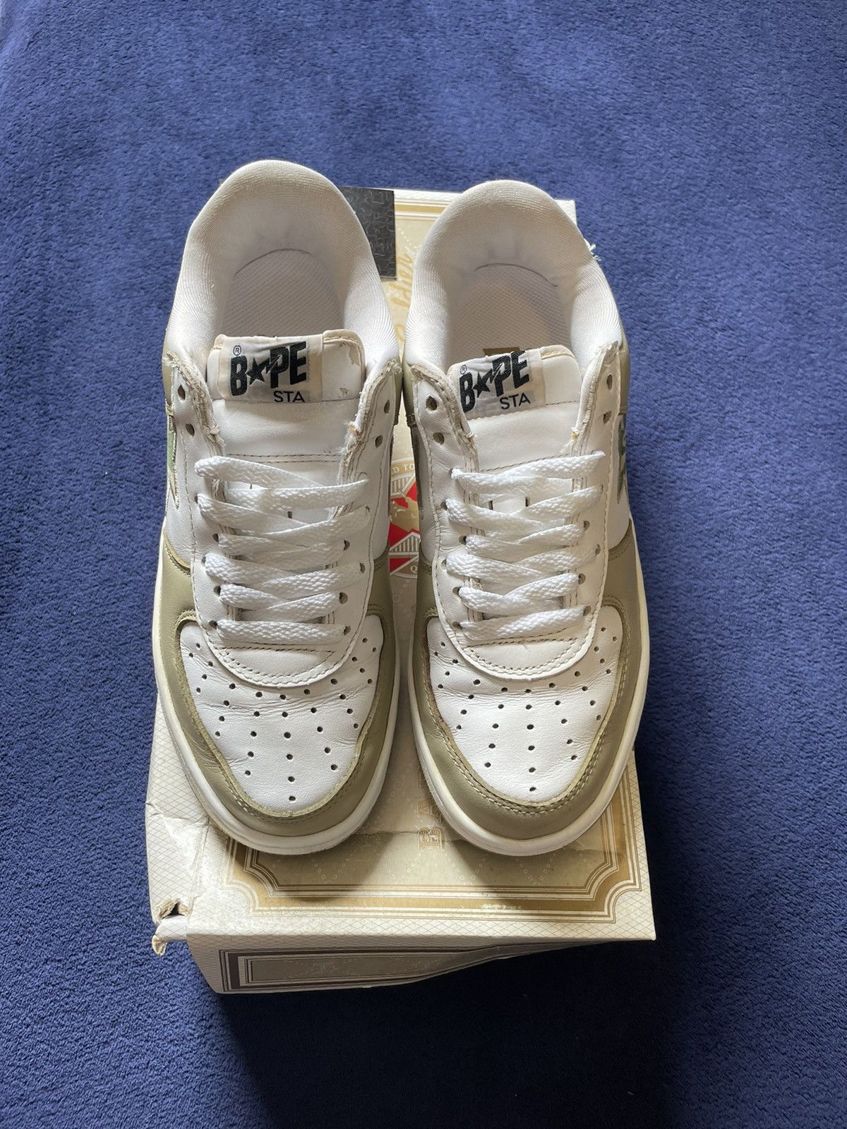 Bape × Kaws Bape x Kaws Green Camo Bapestas Size US 5.5 / EU 38 - 7 Thumbnail