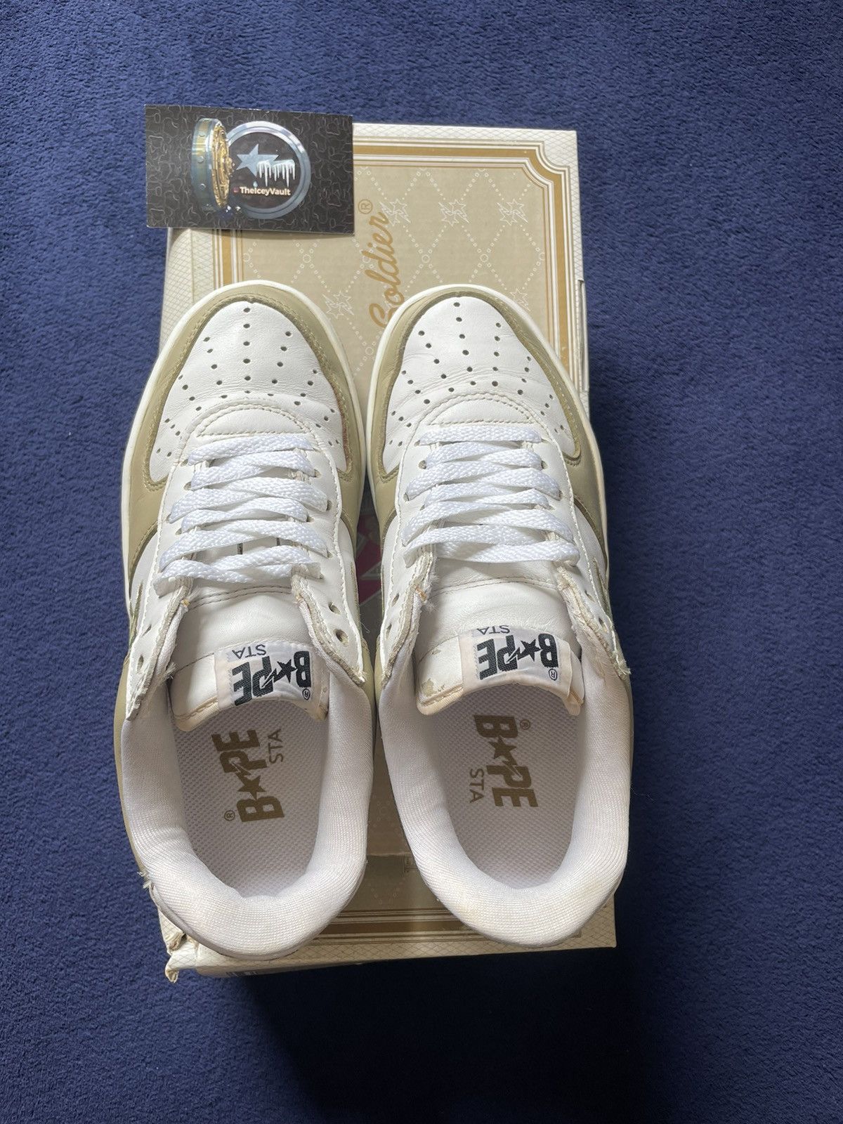 Bape × Kaws Bape x Kaws Green Camo Bapestas Size US 5.5 / EU 38 - 5 Thumbnail
