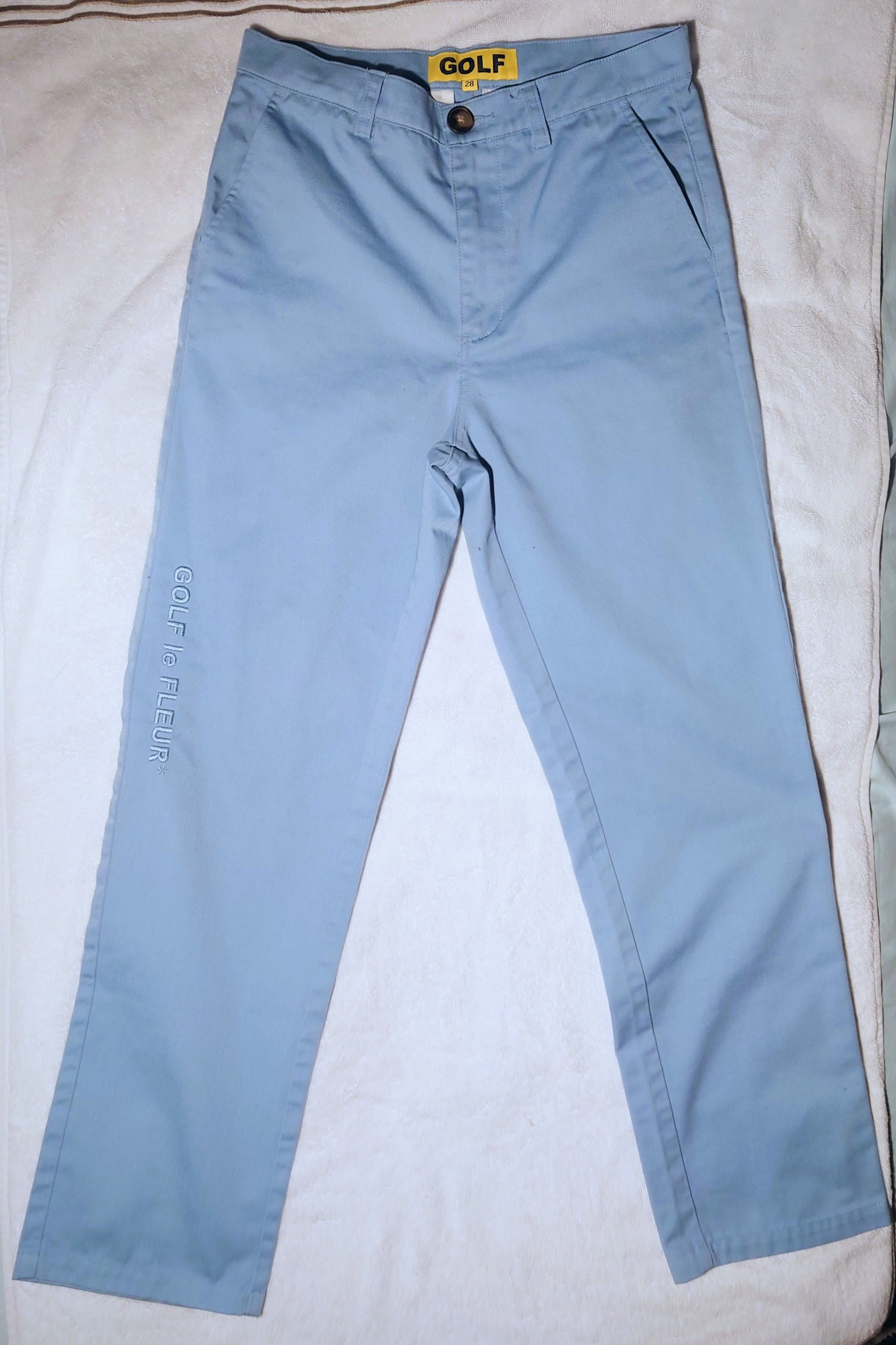Golf Wang × Golf le Fleur × Tyler The Creator Golf le Fleur* Blue Chino Size US 28 / EU 44 - 2 Thumbnail