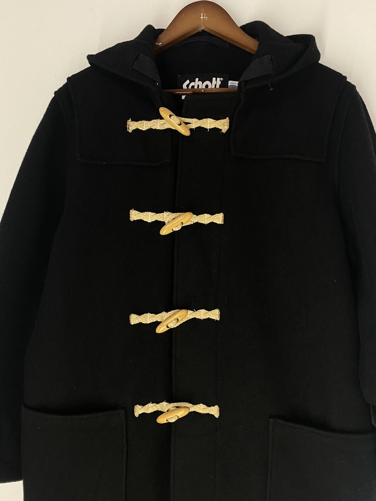 Schott Schott Duffer Jacket Design Made in USA Black Colors edition Size US M / EU 48-50 / 2 - 3 Thumbnail