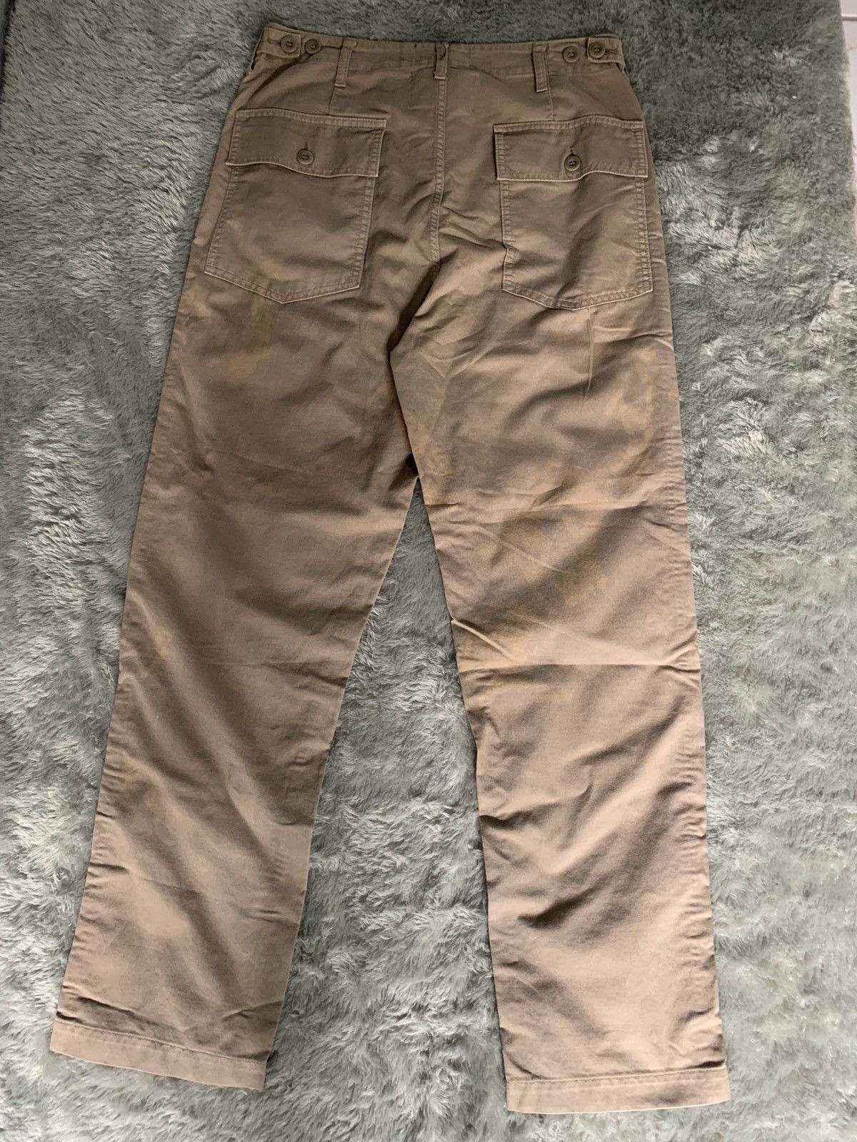 Japanese Brand Vintage Cabane de Zucca Issey Miyake Half Warp Fatigue Pants Size US 32 / EU 48 - 14 Thumbnail
