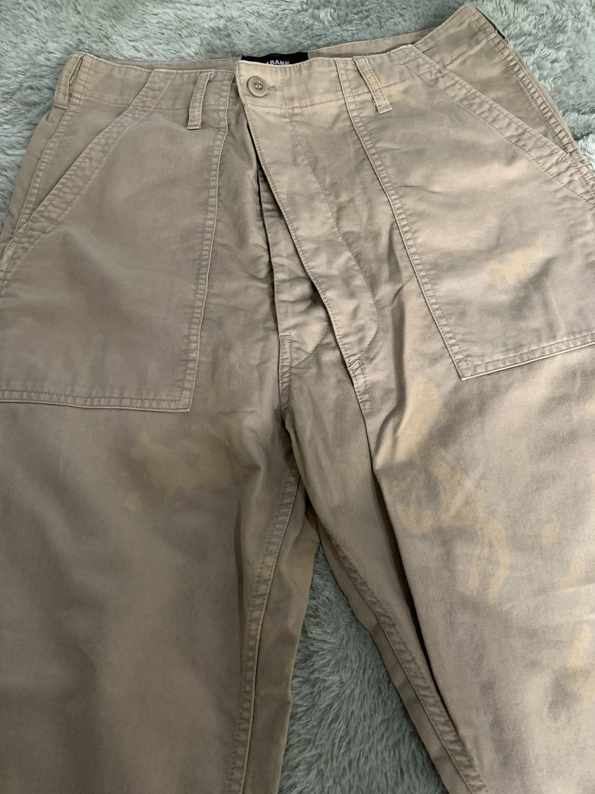 Japanese Brand Vintage Cabane de Zucca Issey Miyake Half Warp Fatigue Pants Size US 32 / EU 48 - 9 Thumbnail
