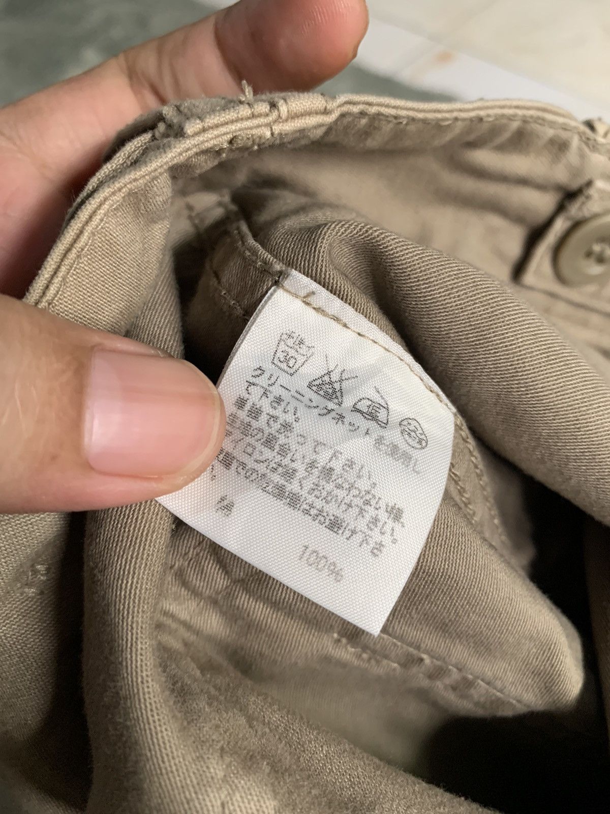 Japanese Brand Vintage Cabane de Zucca Issey Miyake Half Warp Fatigue Pants Size US 32 / EU 48 - 6 Thumbnail