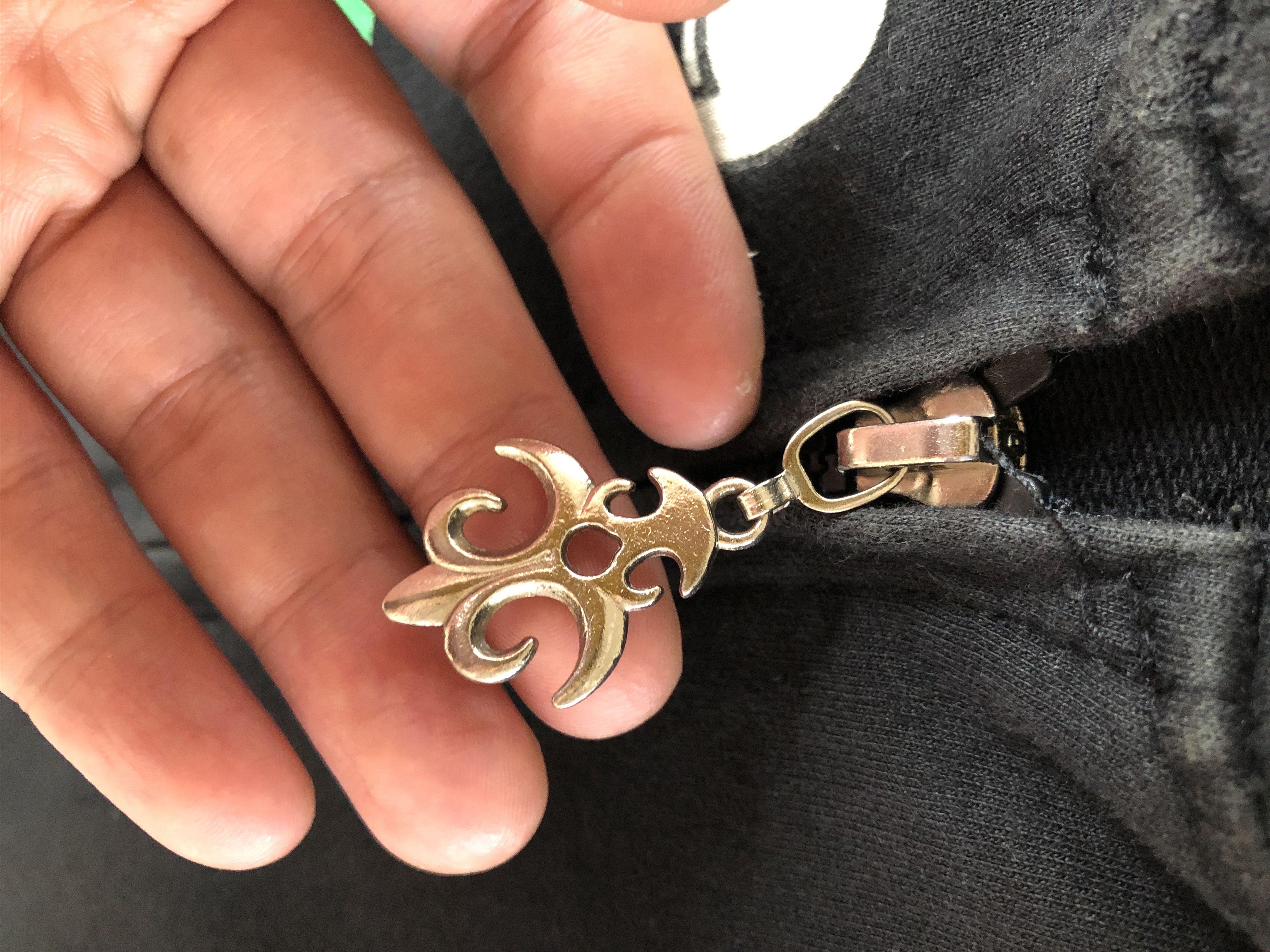 Ed Hardy VINTAGE ED HARDY WOMEN DIAMANTE LUCKY LOVE ZIPPER HOODIE Size S / US 4 / IT 40 - 8 Thumbnail