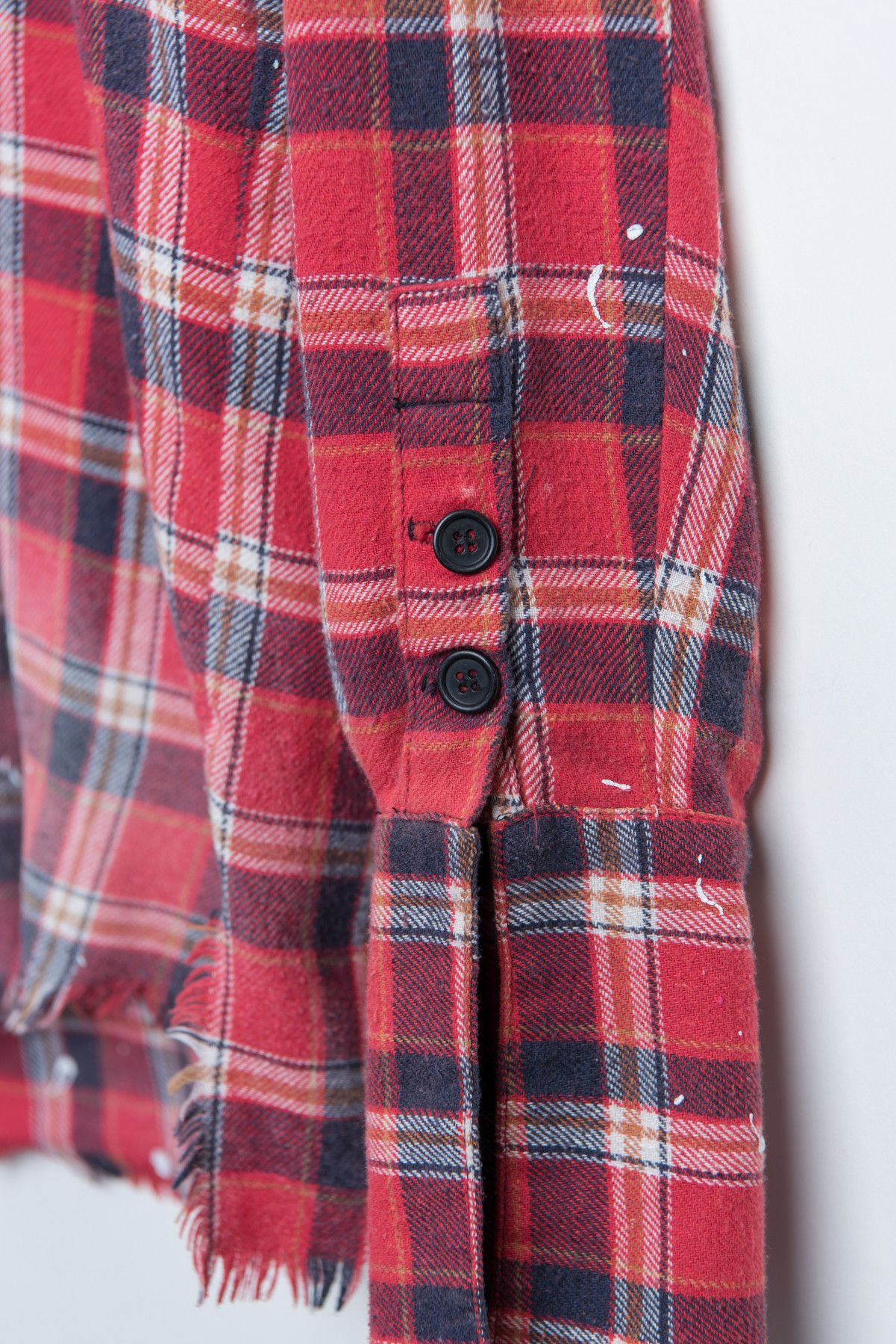 Greg Lauren Sun Bleached Flannel Studio Shirt Size US S / EU 44-46 / 1 - 6 Thumbnail