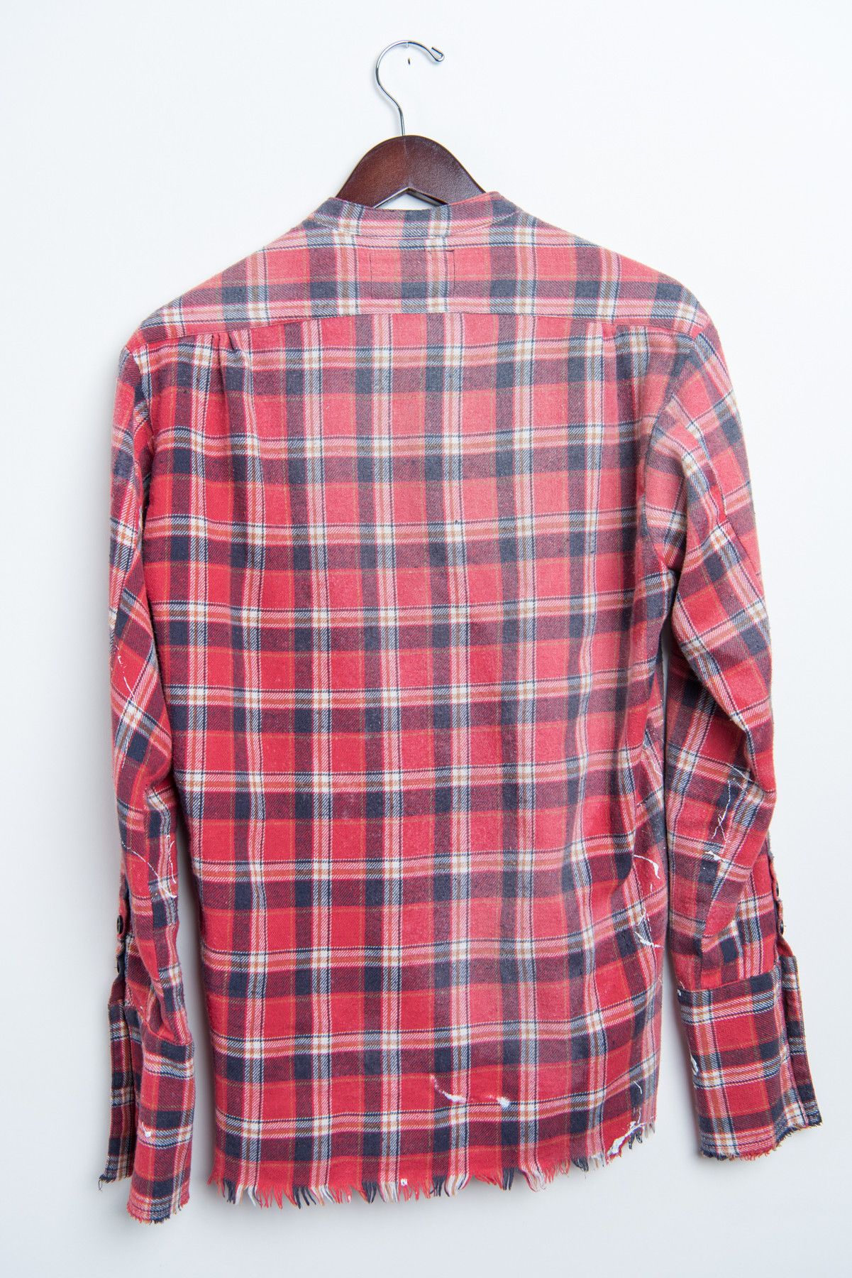 Greg Lauren Sun Bleached Flannel Studio Shirt Size US S / EU 44-46 / 1 - 8 Thumbnail