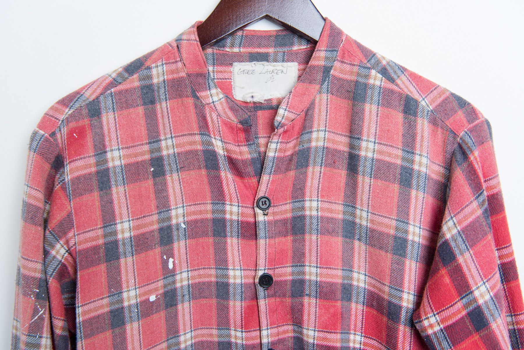 Greg Lauren Sun Bleached Flannel Studio Shirt Size US S / EU 44-46 / 1 - 4 Thumbnail