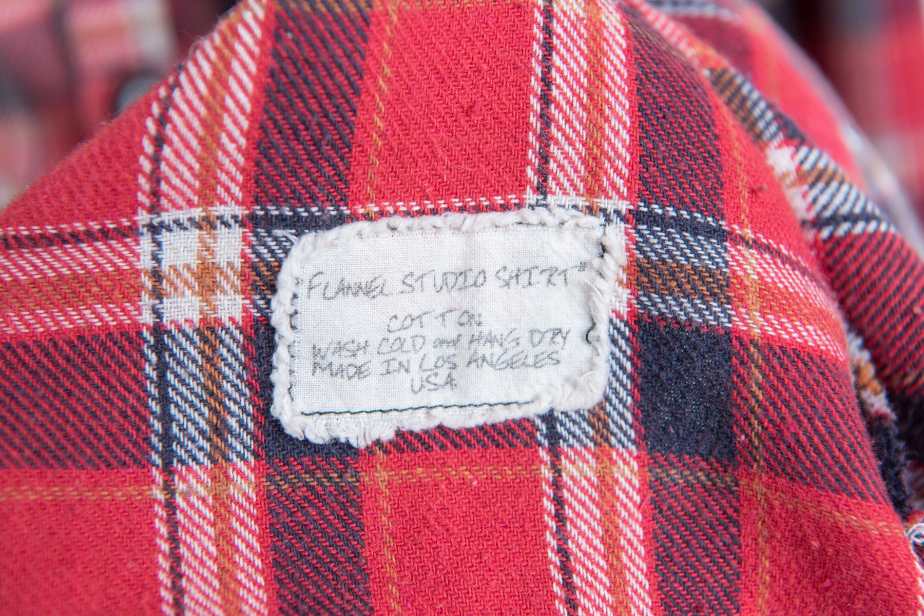 Greg Lauren Sun Bleached Flannel Studio Shirt Size US S / EU 44-46 / 1 - 9 Thumbnail