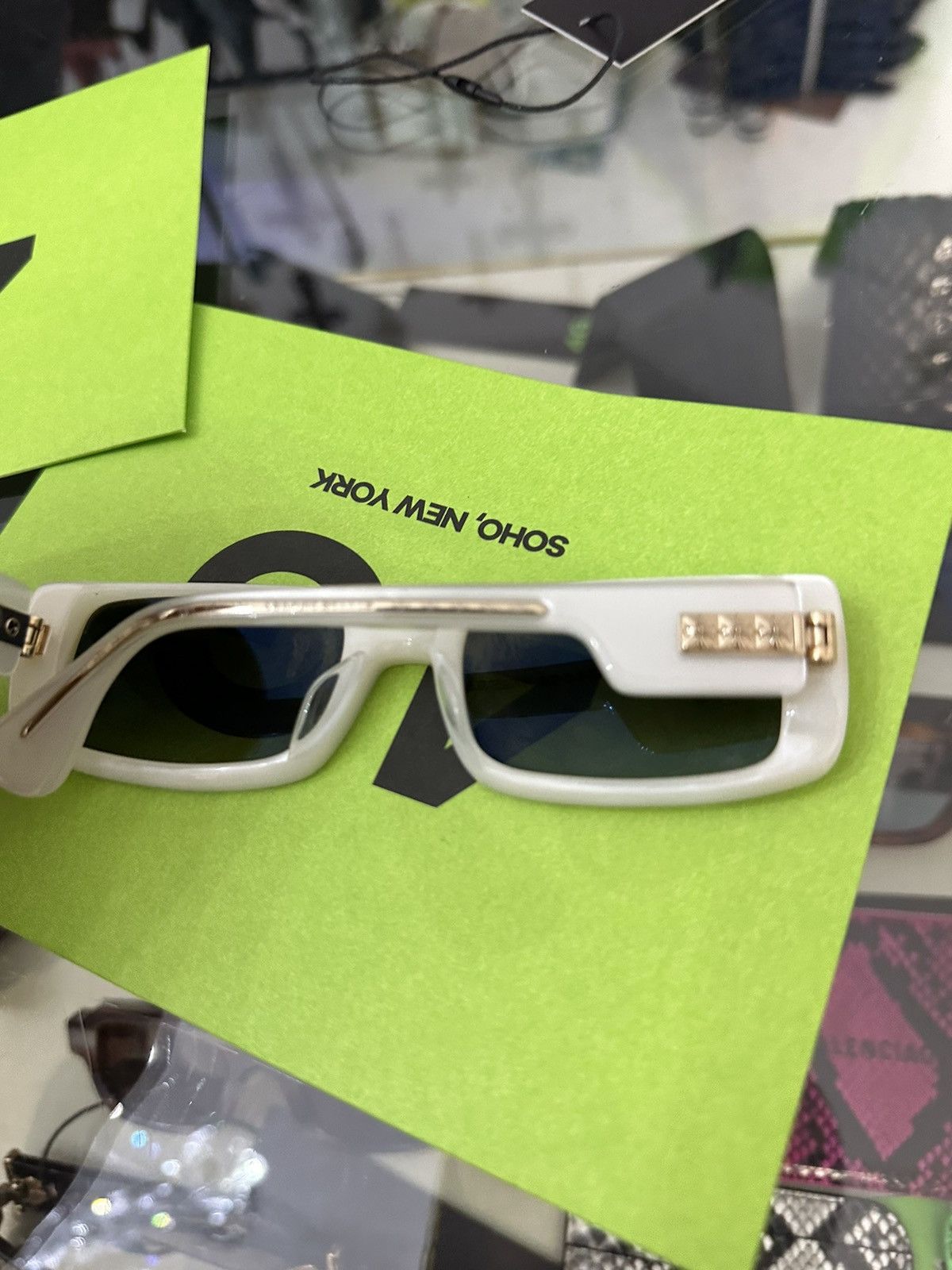 Chrome Hearts Chrome Hears WHITE PEARL SUNGLASSES KINK NEW Size ONE SIZE - 14 Thumbnail